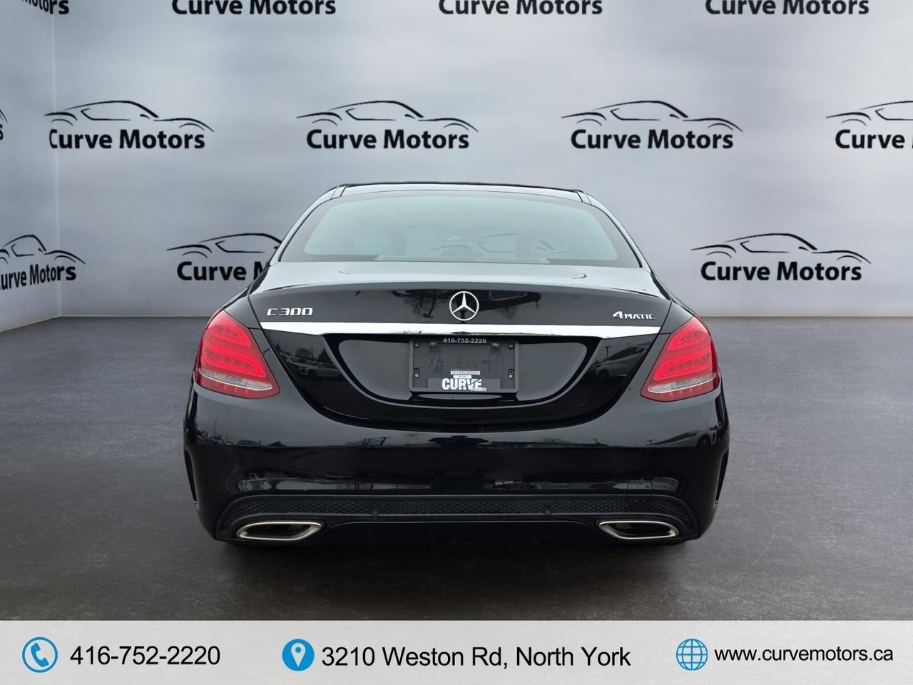 2016 Mercedes-Benz C-Class C300 4MATIC AMG PKG * NO ACCIDENTS / PANO / BLIND Photo3