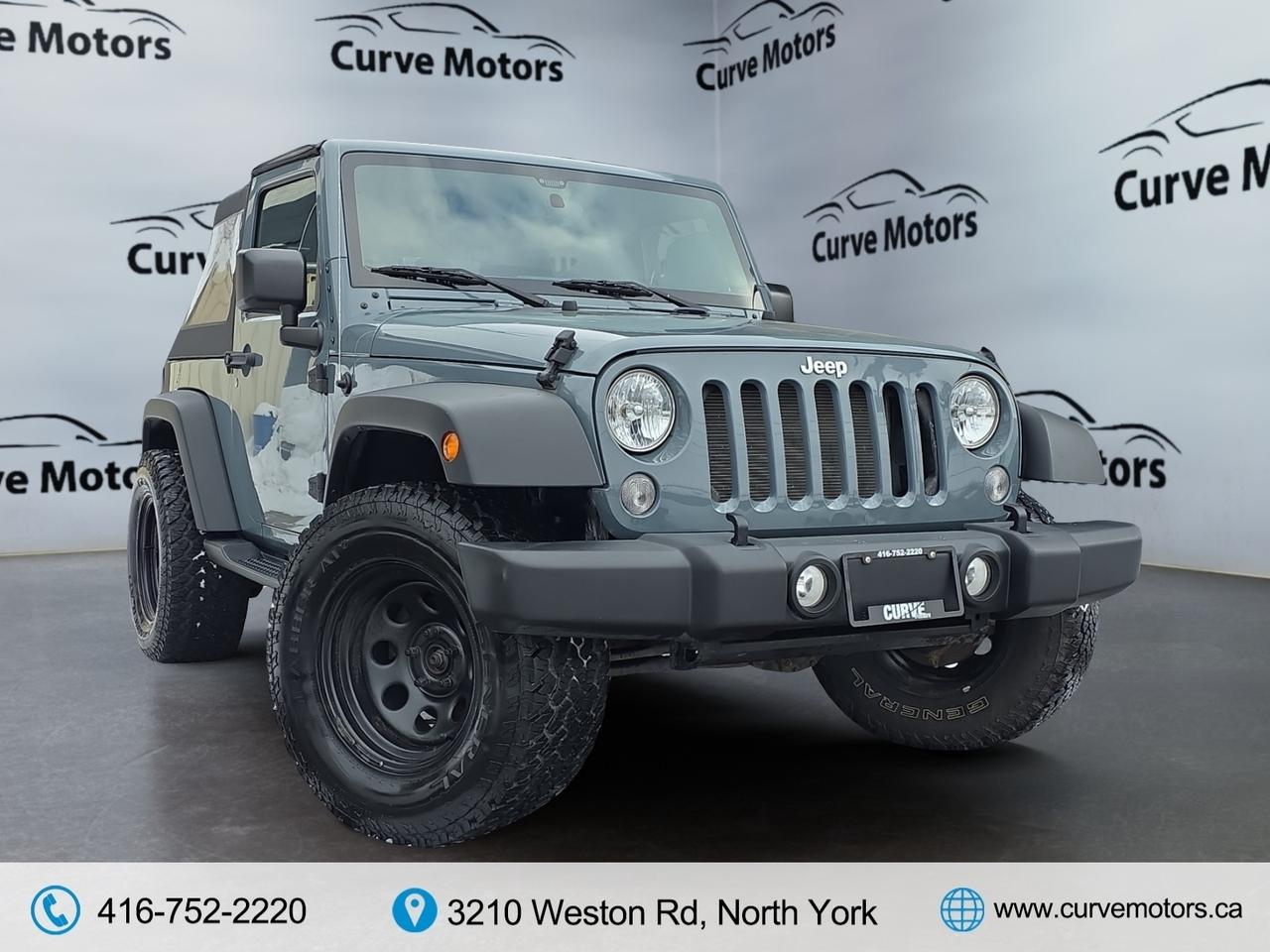 2015 Jeep Wrangler 4WD 2dr Sport * NO ACCIDENTS / MANUAL / LOW KM Photo0