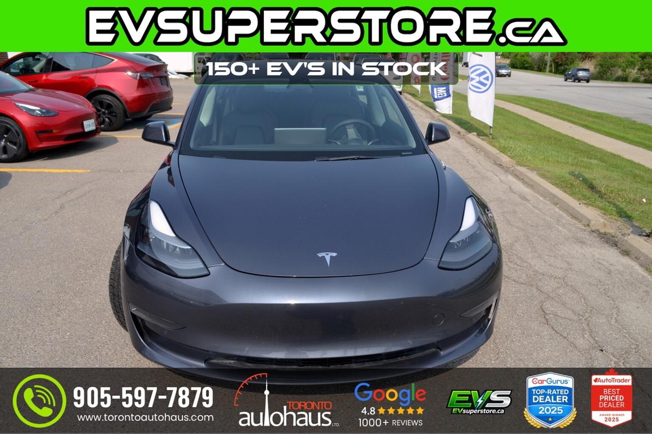 2022 Tesla Model 3 LR AWD I OVER 100 TESLAS EVSUPERSTORE.CA Photo