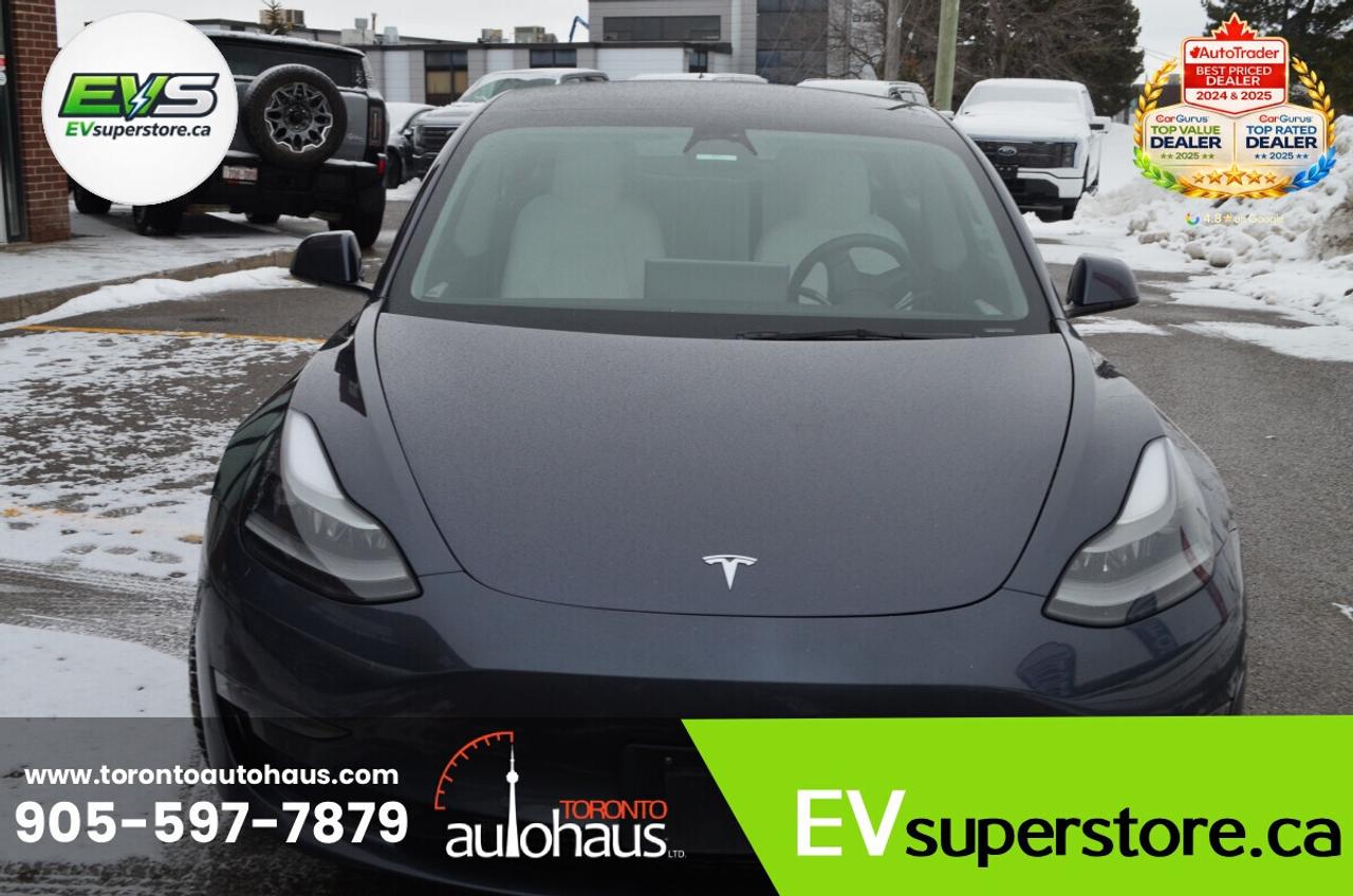 2022 Tesla Model 3 LR AWD I WHITE INTERIOR I OVER 100 TESLAS EVSUPERS Photo