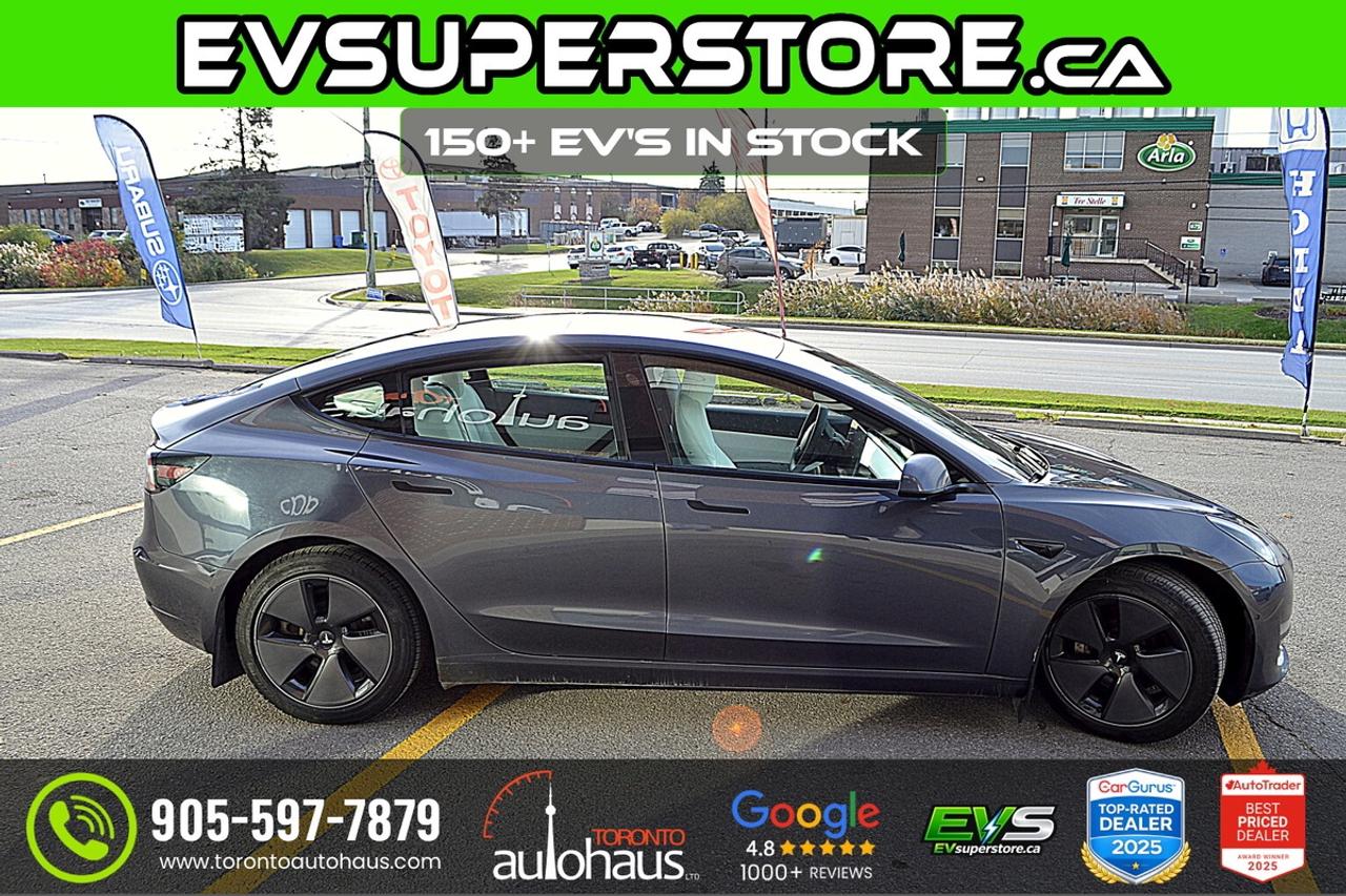 2022 Tesla Model 3 LR AWD I WHITE INTERIOR I OVER 100 TESLAS EVSUPERS Photo