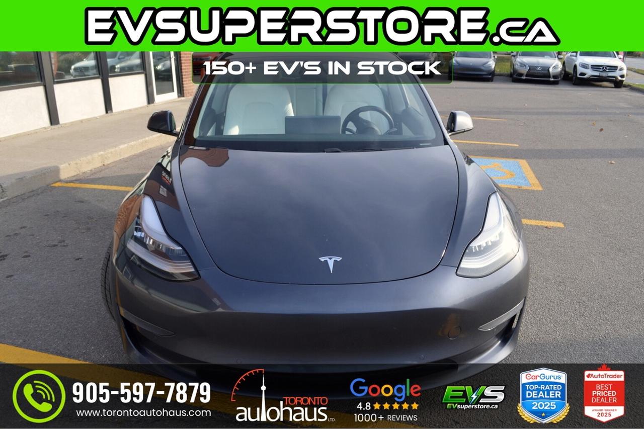2022 Tesla Model 3 LR AWD I WHITE INTERIOR I OVER 100 TESLAS EVSUPERS Photo