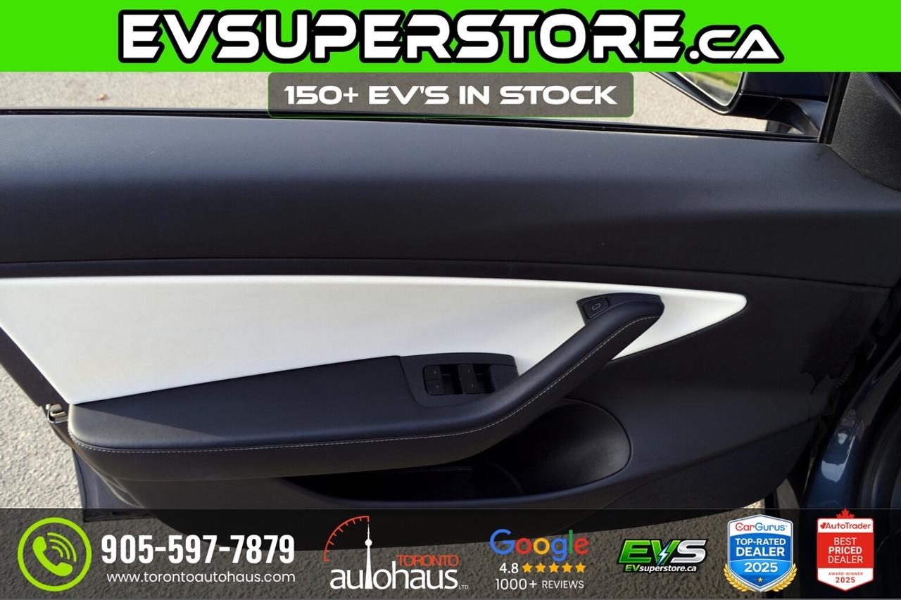 2022 Tesla Model 3 LR AWD I WHITE INTERIOR I OVER 100 TESLAS EVSUPERS Photo