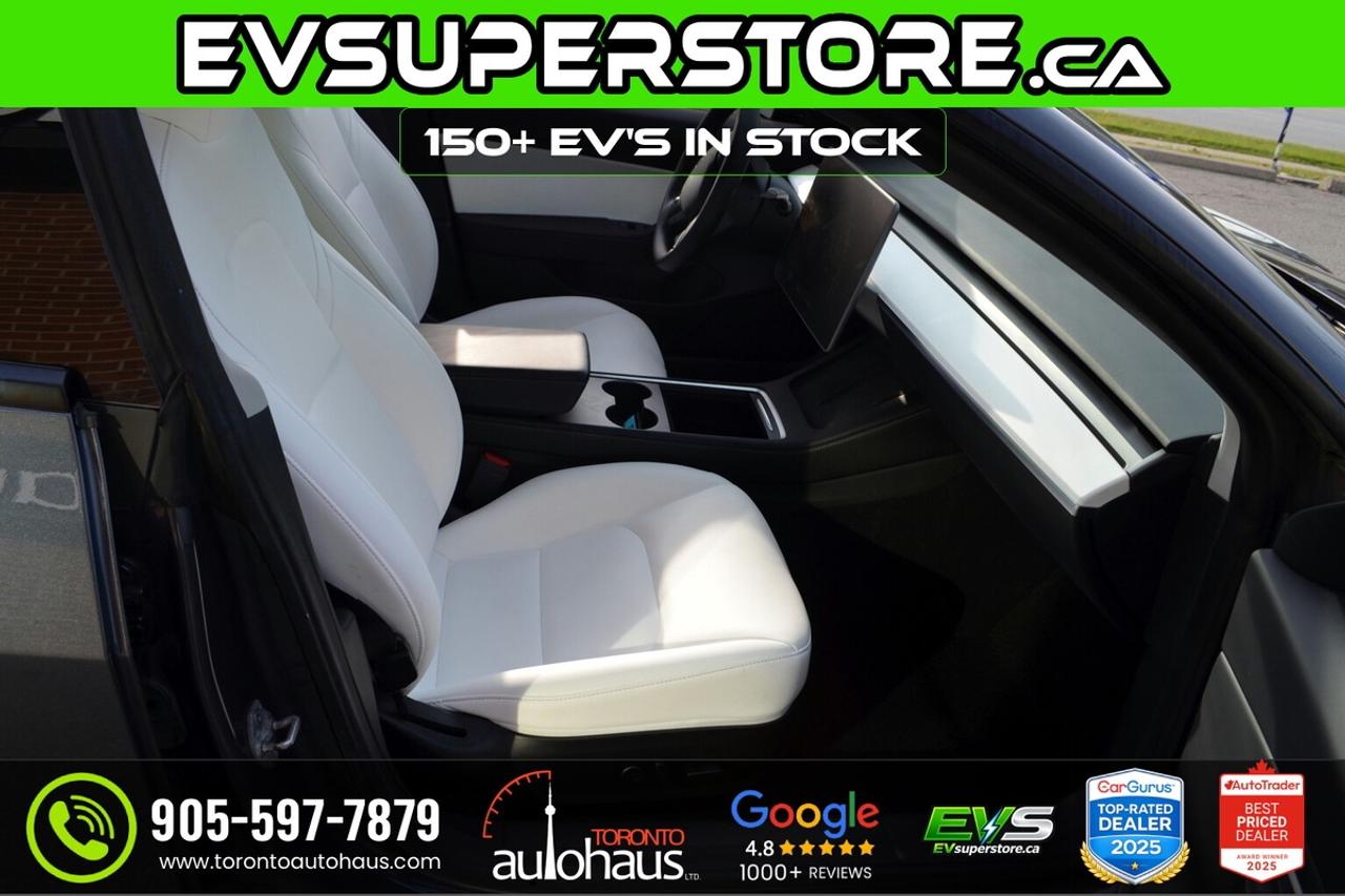 2022 Tesla Model 3 LR AWD I WHITE INTERIOR I OVER 100 TESLAS EVSUPERS Photo