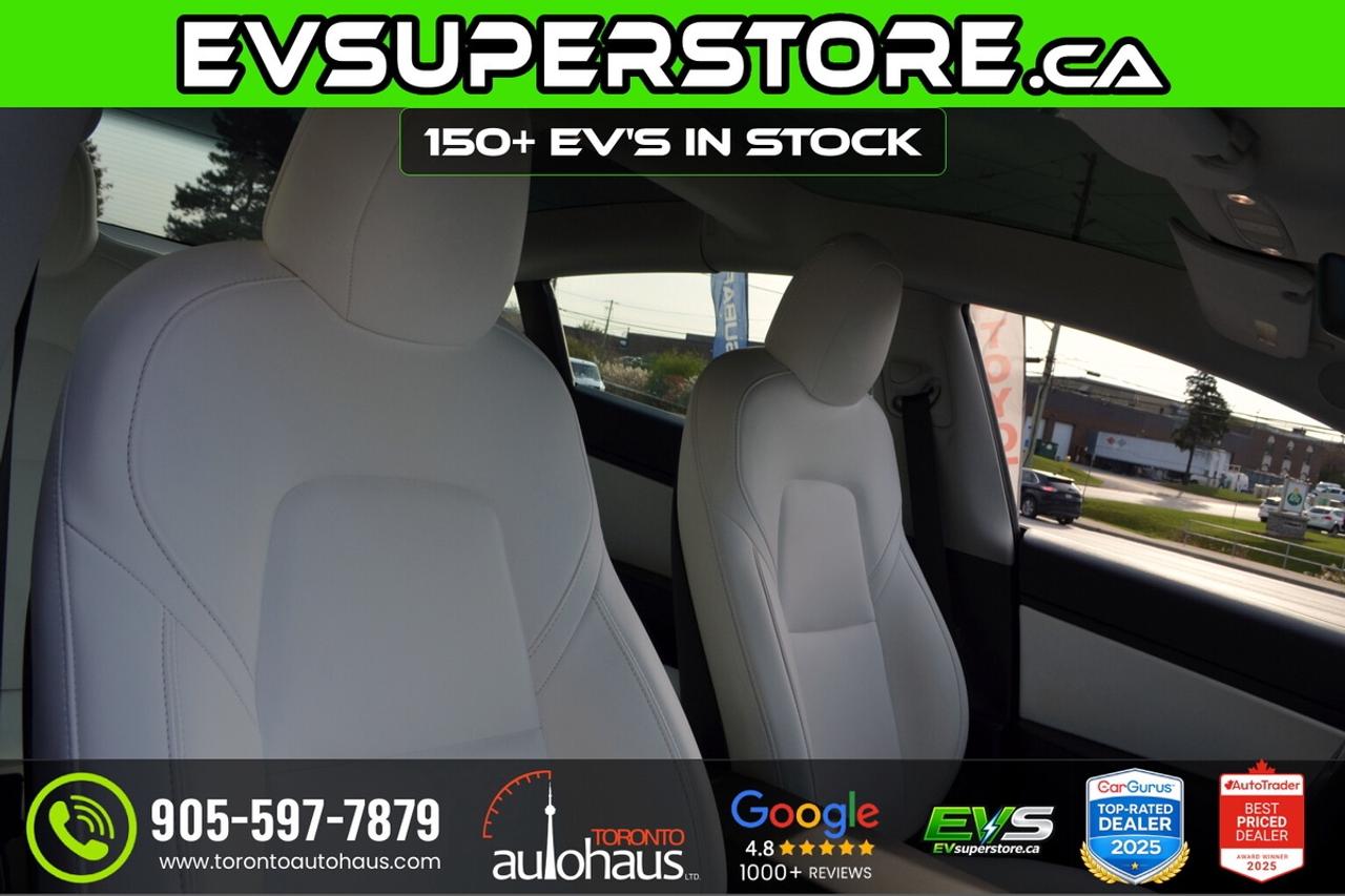 2022 Tesla Model 3 LR AWD I WHITE INTERIOR I OVER 100 TESLAS EVSUPERS Photo