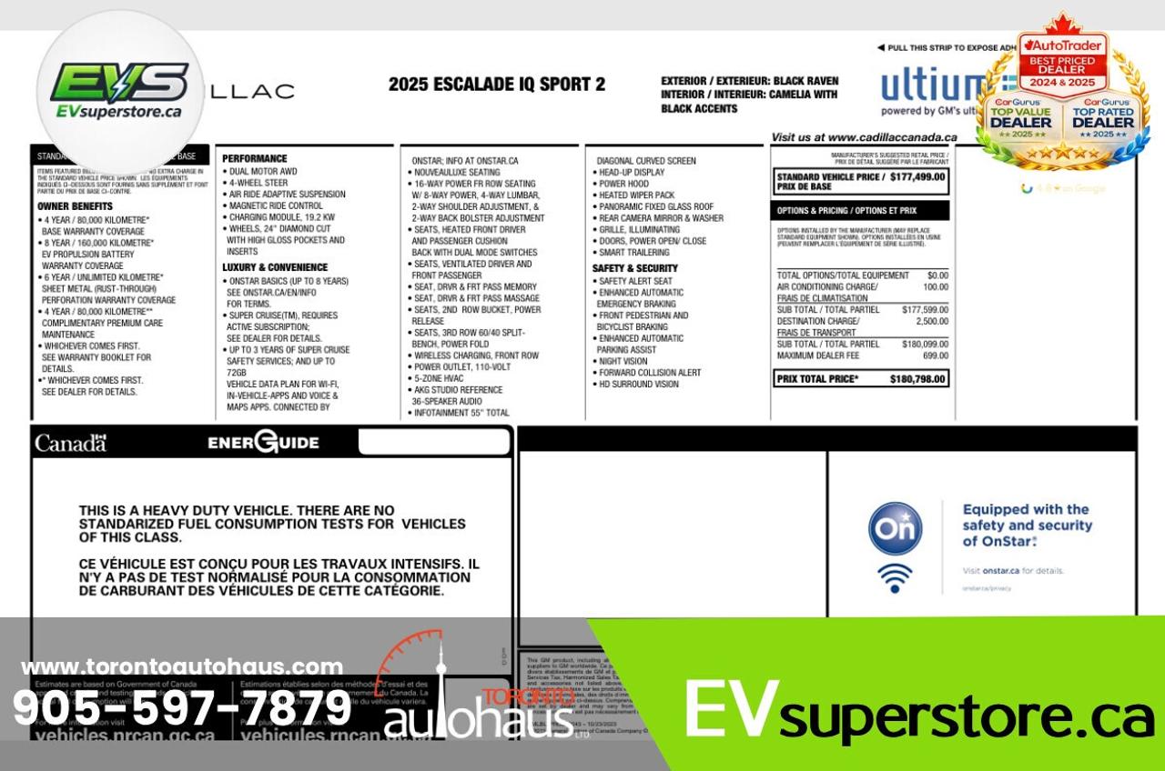 2025 Cadillac Escalade IQ Sport 2 I TOP TRIM LEVEL Photo