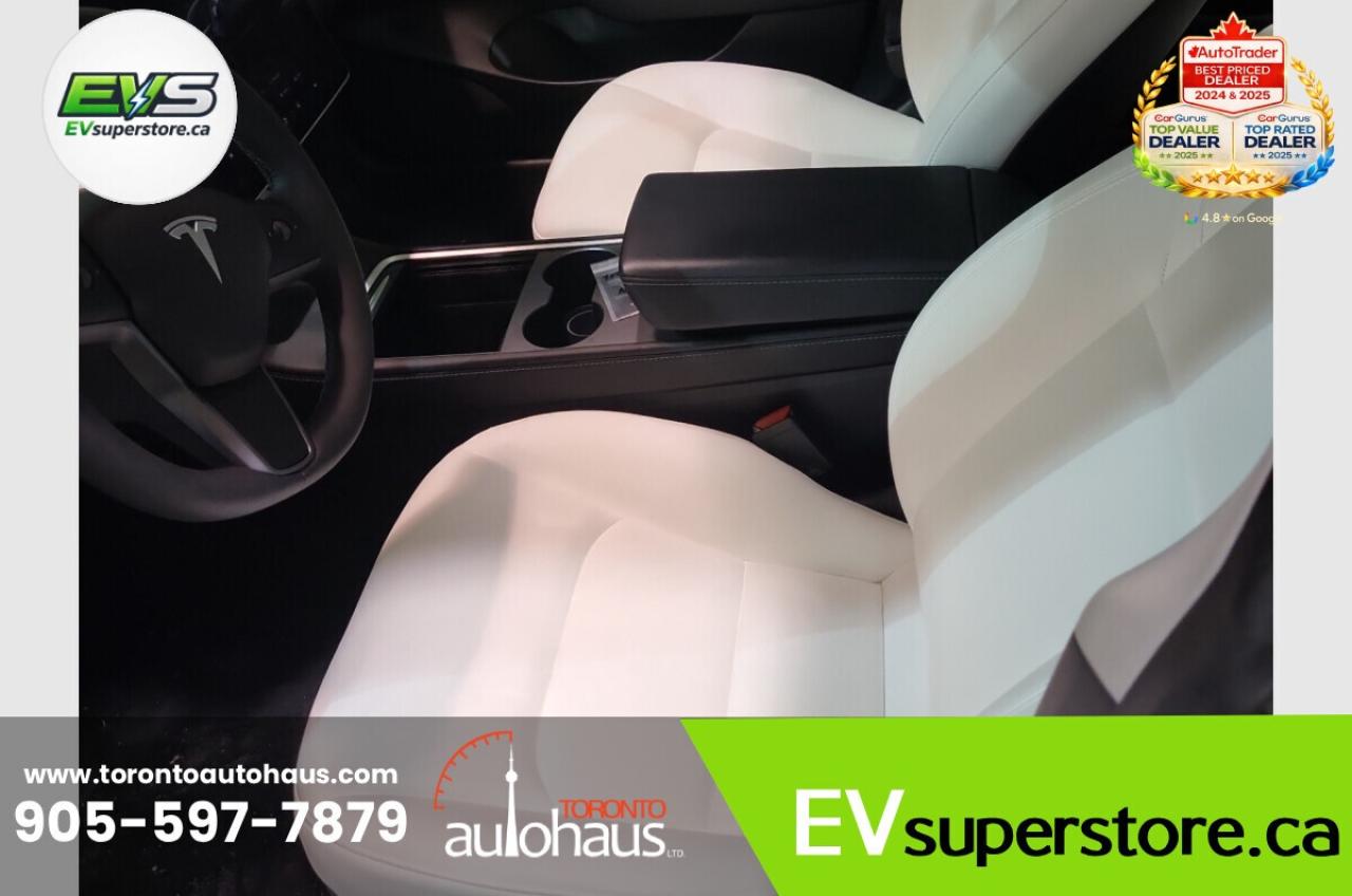 2022 Tesla Model 3 WHITE INTERIOR I OVER 100 TESLAS I EVSUPERSTORE.CA Photo