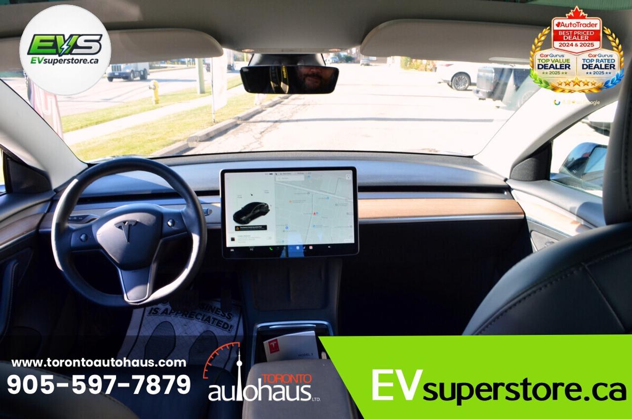 2021 Tesla Model 3 SR+ I OVER 100 TESLAS I EVSUPERSTORE.CA Photo