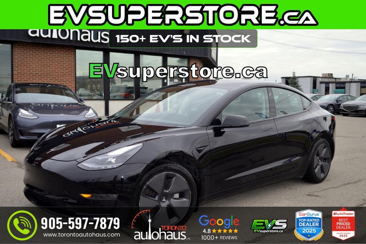2021 Tesla Model 3 LR AWD I OVER 100 TESLAS EVSUPERSTORE.CA Photo