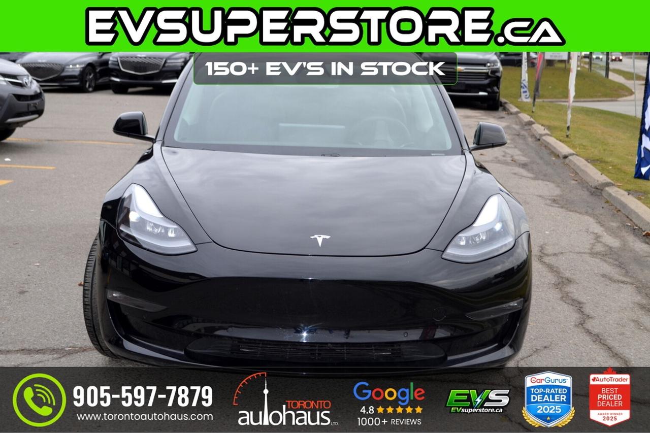 2021 Tesla Model 3 LR AWD I OVER 100 TESLAS EVSUPERSTORE.CA Photo
