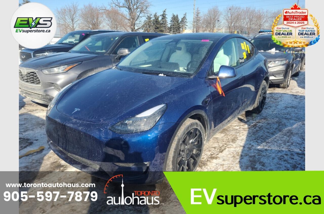 2025 Tesla Model Y LR AWD I WHITE INT. I EVsuperstore.ca Photo0