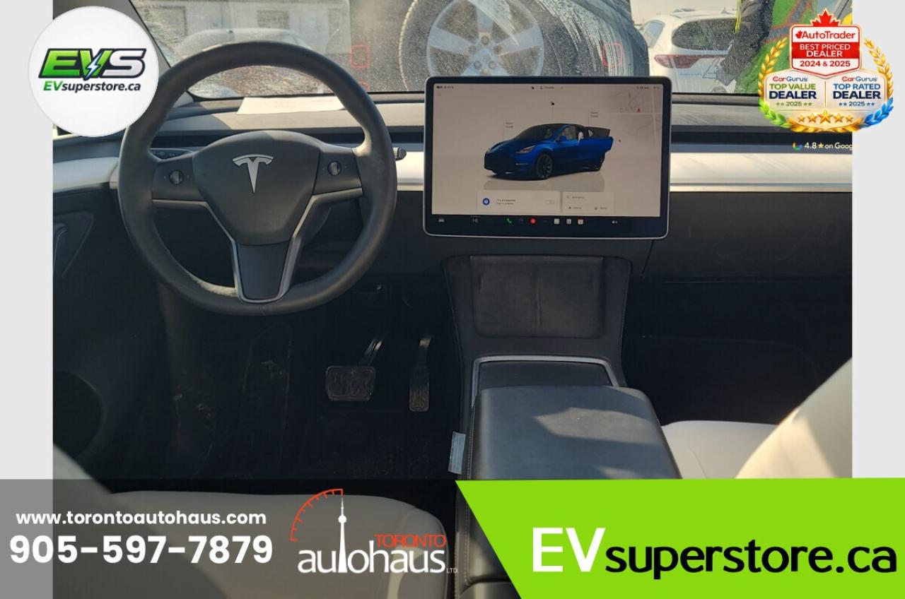 2025 Tesla Model Y LR AWD I WHITE INT. I EVsuperstore.ca Photo