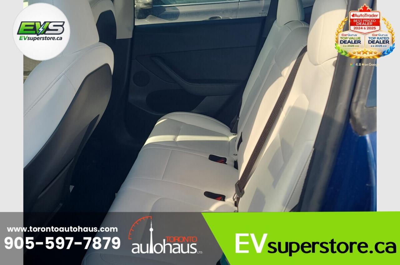 2025 Tesla Model Y LR AWD I WHITE INT. I EVsuperstore.ca Photo