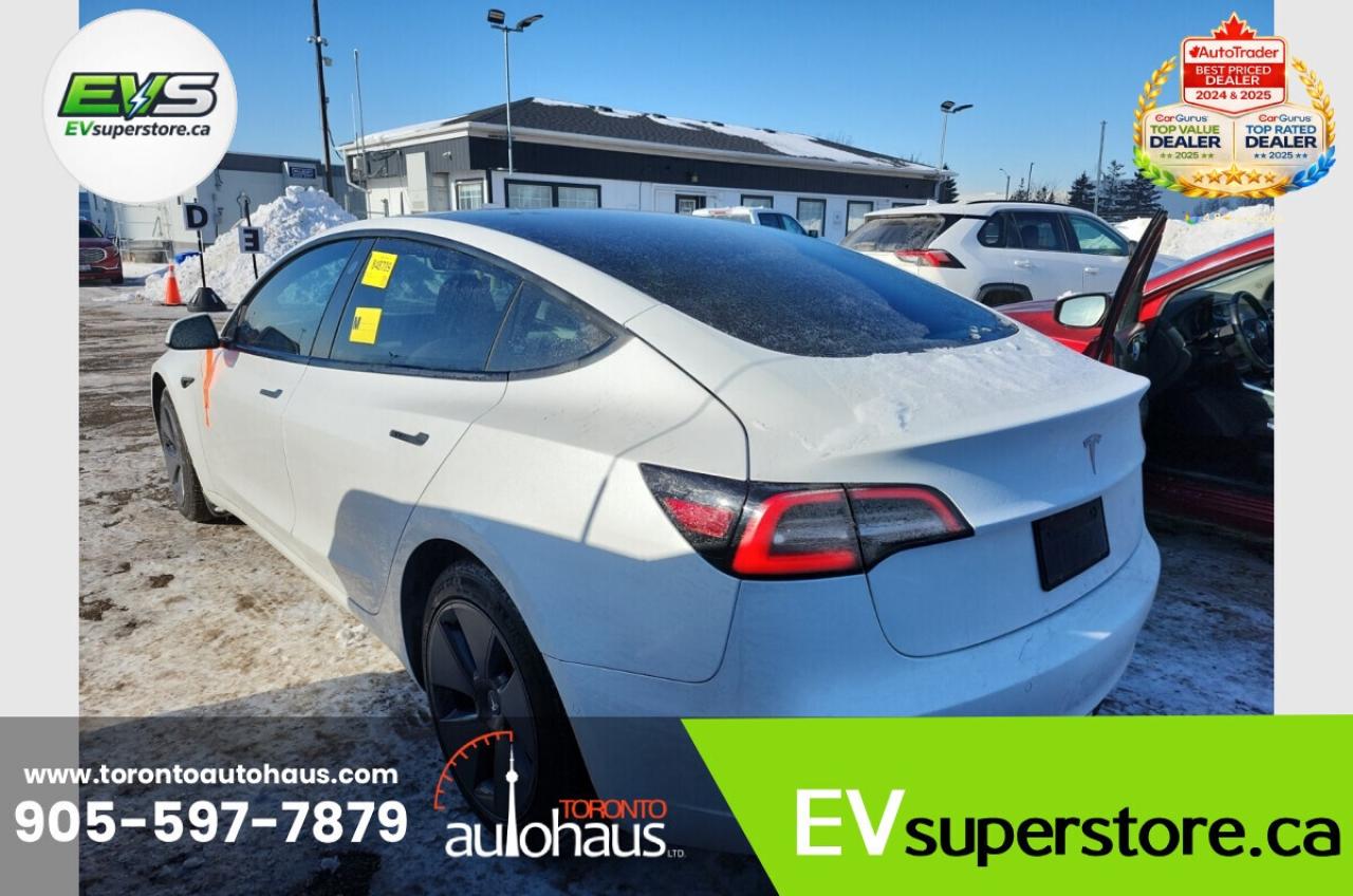 2022 Tesla Model 3 LFP I WHITE INTERIOR I EVSUPERSTORE.CA Photo