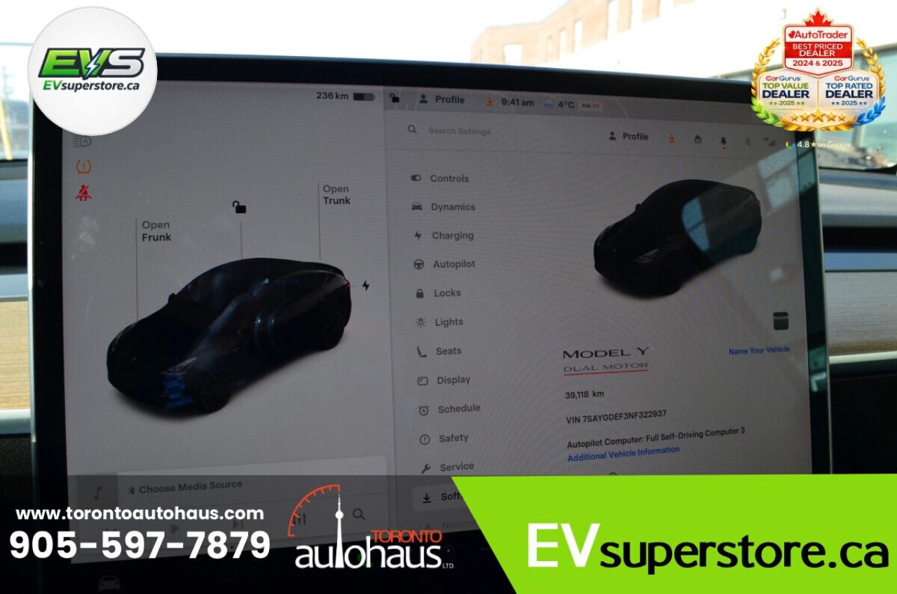 2022 Tesla Model Y PERFORMANCE AT EVSUPERSTORE.CA Photo