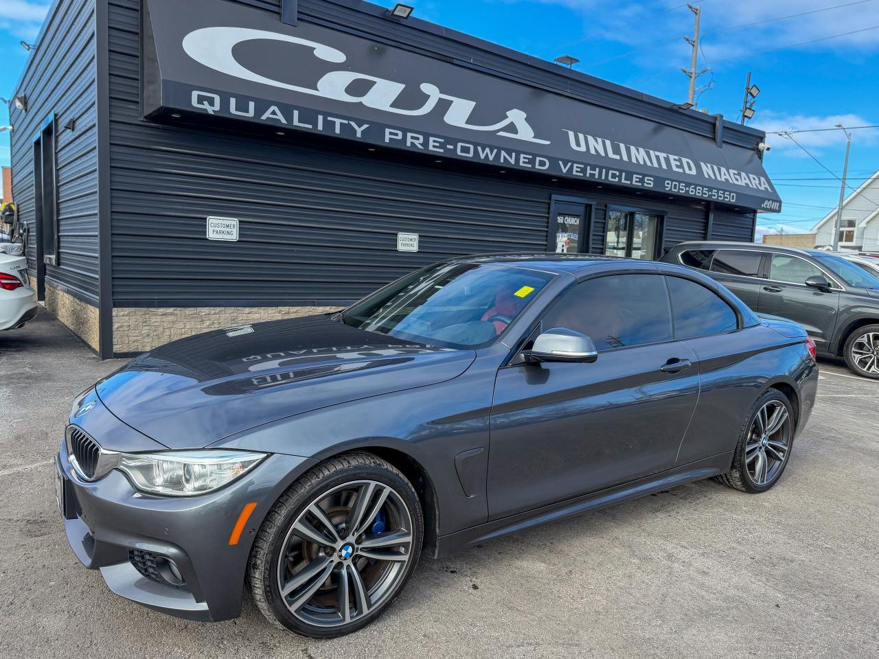 2017 BMW 4 Series 440i xDrive Conv/HARDTOP/BSM/NAVI/RED LEATHER/3L Photo