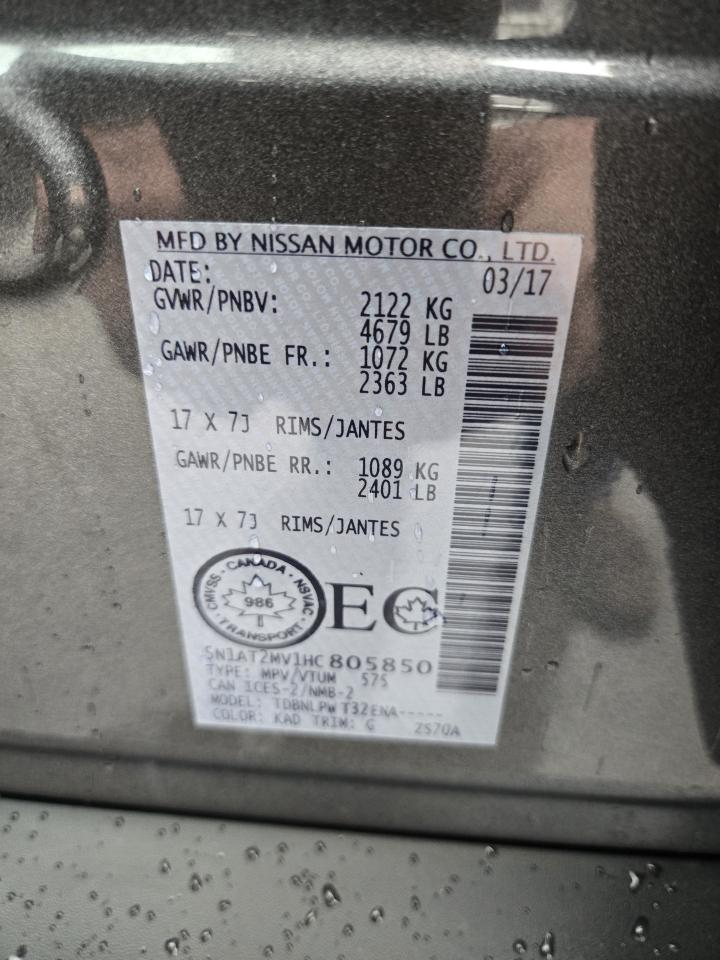 2017 Nissan Rogue AWD 4dr S Photo