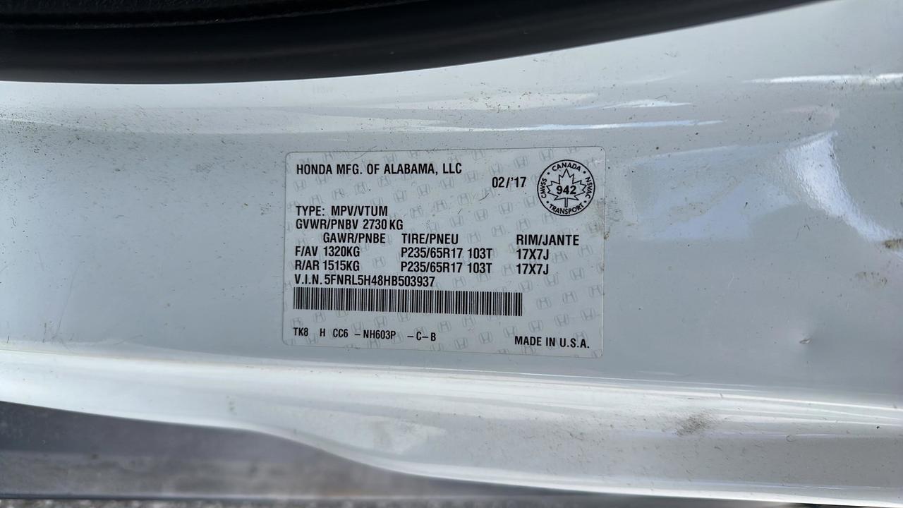 2017 Honda Odyssey EX Photo