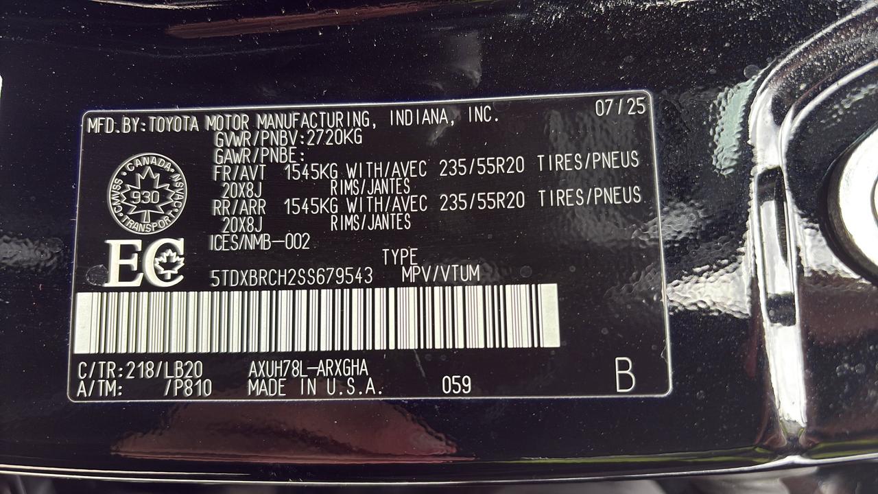 2025 Toyota Highlander Hybrid LIMITED Photo