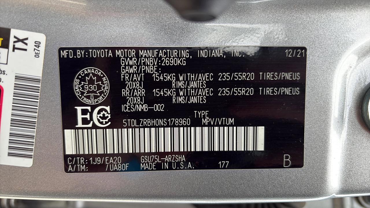 2022 Toyota Highlander XSE Photo