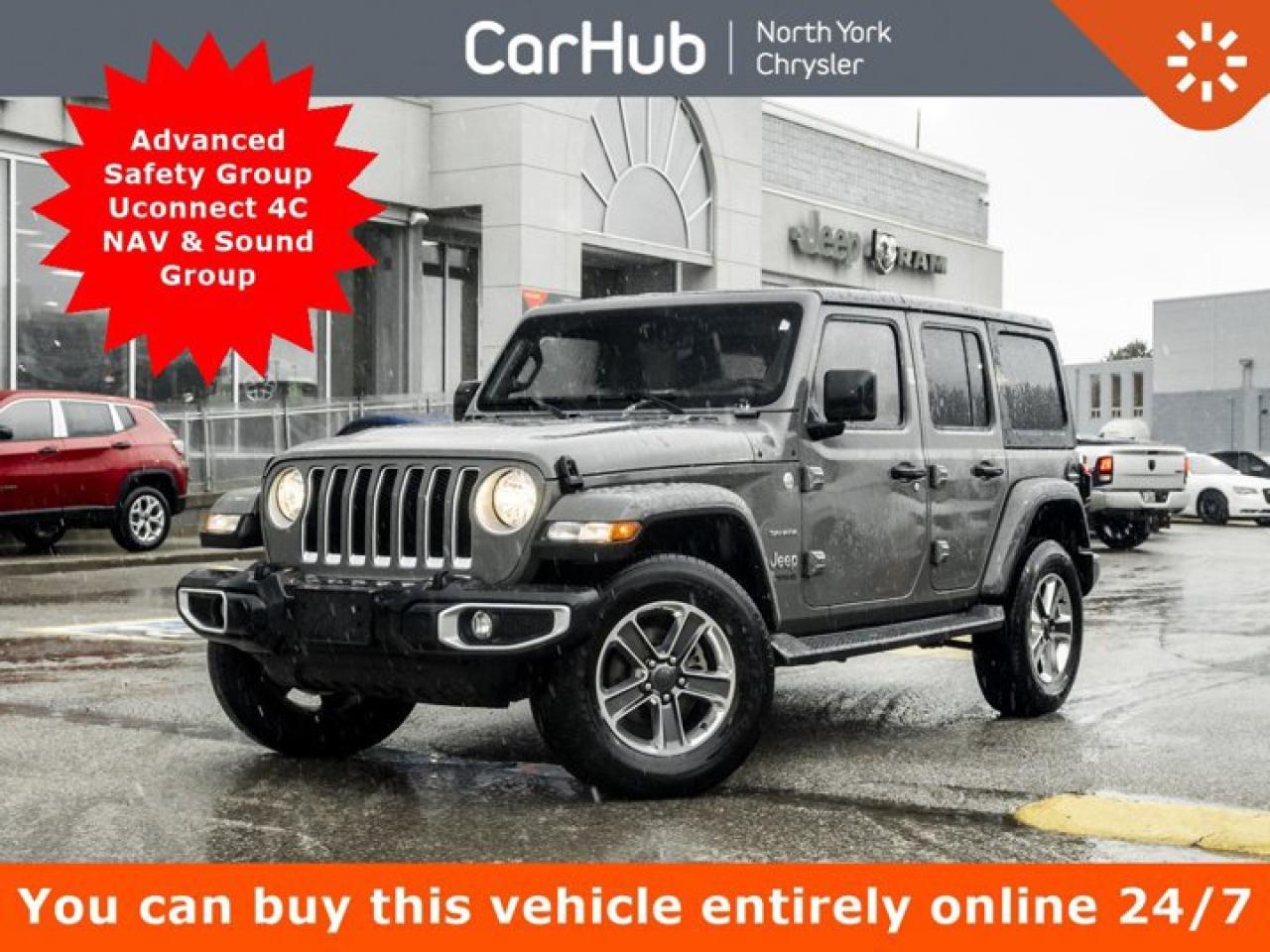 2021 Jeep Wrangler Unlimited Sahara Advanced Safety Group Uconnect 4C NAV & Sound Group Photo0