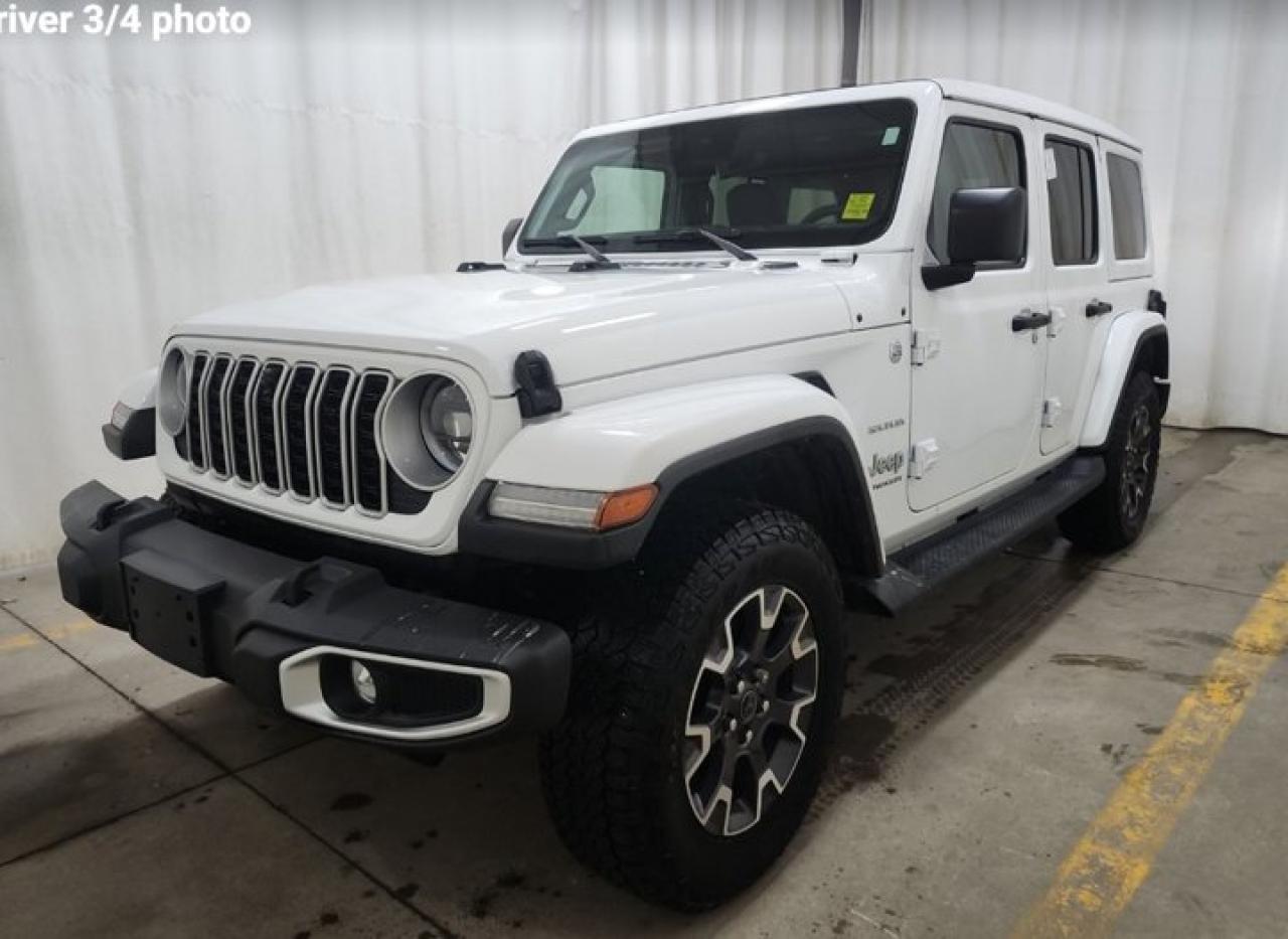 2024 Jeep Wrangler 4-Dr Sahara 4x4 | Sky Power Roof | Leather | Tow Pkg | Nav | Adaptive Cruise | Alpine Audio & More ! Photo0
