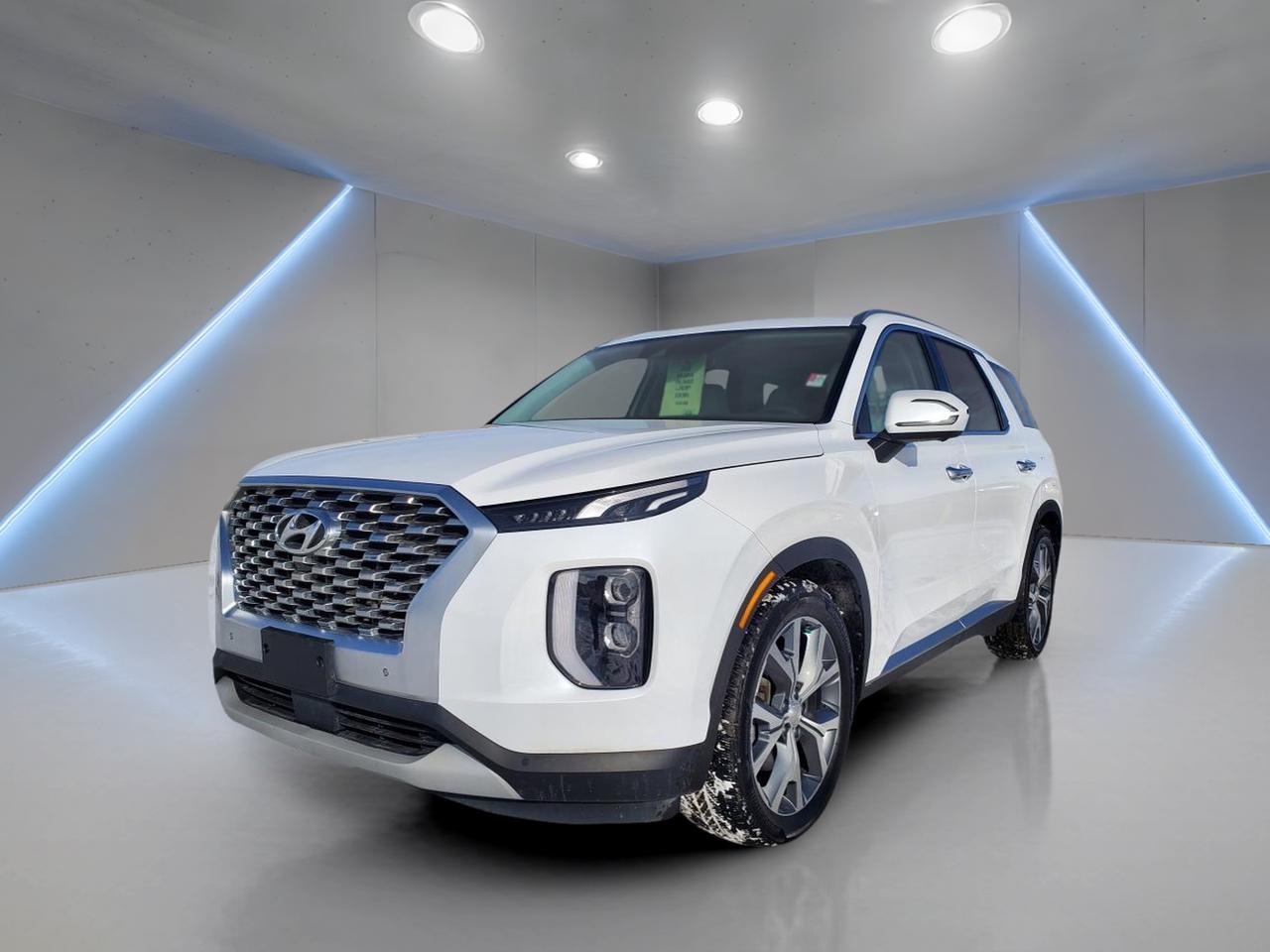 All Trades Accepted. In-house Financing Available. Flexible Payments and Zero Down Financing. All Credit Situations Accepted O.A.C

// EXCELLENT CONDITION! //
// LUXURY PKG //
// FULLY LOADED 7 PASS //
// BEIGE INTERIOR //

Meet the 2020 Hyundai Palisade Luxury 7-Passenger AWD, a premium family SUV that fits Saskatoon life with ease. Finished in White with a Beige interior, it offers confident all-wheel drive, a smooth 8-speed automatic, and a strong 3.8-litre unleaded engine for everyday comfort.

This used Palisade Luxury 7-Passenger AWD has 109,647 km and comes well equipped for busy schedules and long trips. With 4 doors, a power liftgate, and a remote starter, its built to make daily driving simpler, from winter mornings to weekend getaways.

FEATURES OF THE Palisade Luxury 7-Passenger AWD Luxury
»» 7-passenger seating for family flexibility  
»» Glass sunroof for open-air drives  
»» Built-in navigation system for easy routing  
»» Power liftgate for quick loading  

ADVANCED SAFETY FEATURES
»» Anti-lock braking system for controlled stops  
»» Stability control for confident road handling  
»» Blind spot monitor for safer lane changes  
»» Lane departure warning helps keep centred  

PERFORMANCE AND EFFICIENCY
»» 3.8-litre unleaded engine delivers smooth power  
»» All-wheel drive for four-season confidence  
»» 8-speed automatic transmission shifts smoothly  
»» Dual shift mode for manual control  

COMFORT AND CONVENIENCE
»» Dual-zone automatic climate control for comfort  
»» Rear climate control for second-row comfort  
»» Heated front seats for cold days  
»» Heated rear seats for passenger comfort  

TECHNONOLGY AND CONNECTIVITY
»» Bluetooth integration for hands-free calling  
»» Steering wheel audio controls keep focus  
»» Satellite radio and HD Radio ready  
»» Backup camera helps with tight parking  

CARGO SPACE
»» Power liftgate for easy cargo access  
»» Remote trunk release adds daily convenience  
»» Spare tire included for peace of mind  
»» Rear spoiler complements practical SUV design  

AWARDS & RECOGNITIONS
»» Top Safety Pick, Insurance Institute for Highway Safety, 2020  

WHAT OTHER OWNERS LIKE
»» Quiet ride quality on long drives  
»» Strong V6 power for merging  
»» Easy-to-use infotainment and controls  
»» Comfortable seating for family road trips  

WARRANTY
Additional warranty information: Looking for quality used cars in Saskatoon with flexible financing and warranty options Platinum Auto Sport offers fully inspected pre-owned vehicles backed by extended warranty coverage, GAP protection, and optional insurance plans for added peace of mind. Get approved faster with in-house financing and access to 25+ trusted lenders, with options available for all credit situations (O.A.C). We provide full vehicle history disclosure, dealer-exclusive financing incentives, and free delivery across Western Canada. Trade-ins welcome including cars, trucks, powersports, boats, and RVs. Visit Platinum Auto Sport in Saskatoon or get pre-approved online today to drive away with confidence.

This 2020 Hyundai Palisade Luxury 7-Passenger AWDs VIN is: KM8R3DHE8LU118831.