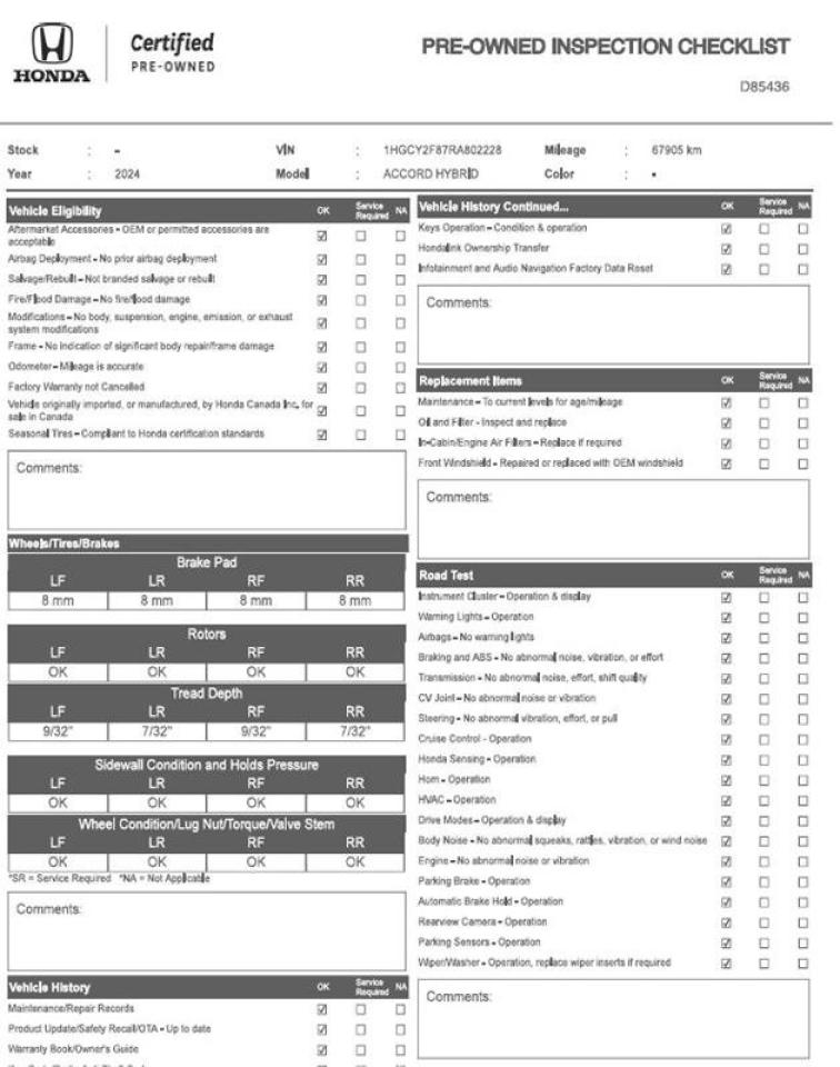 2024 Honda Accord Hybrid TOURING Photo
