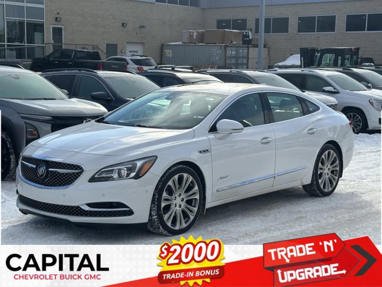 Recent Arrival! CARFAX Canada One OwnerAsk for the Internet Department for more information or book your test drive today! Call 403-256-4960 for fast answers at your fingertips! Disclaimer: All prices are plus taxes. See dealer for details. AMVIC Licensed Dealer # B2020028.2019 LaCrosse 9-Speed Automatic AWD LaCrosse Avenir, AWD, Automatic Parking Assist, Driver Confidence Package II, Forward Automatic Braking, Front Pedestrian Braking, Full-Speed Range Adaptive Cruise Control, Heads-Up Display, Heated front seats, Heated steering wheel, Preferred Equipment Group 1SU, Ventilated front seats, Wheels: 19 Aluminum Alloy w/Pearl Nickel Finish.