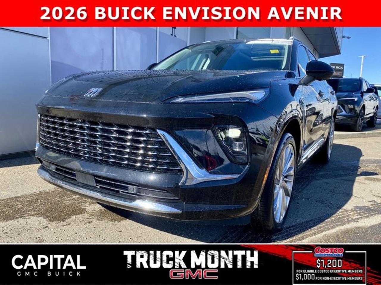 THIS 2026 Buick Envision Avenir AWD is the perfect SUV and comes loaded with options like MASSAGING SEAT, Heated and Cooled Seats, Heated Steering, Remote Start, 360 Camera, Rear Camera Mirror, Power Liftgate, Panoramic Sunroof, Heads-Up Display, Adaptive Cruise Control, Bose Stereo and so much more... CALL NOWAsk for the Internet Department for more information or book your test drive today! Text 825-445-0521 for fast answers at your fingertips!AMVIC Licensed Dealer - Licence Number B1044900Disclaimer: All prices are plus taxes and include all cash credits and loyalties. See dealer for details. AMVIC Licensed Dealer # B1044900