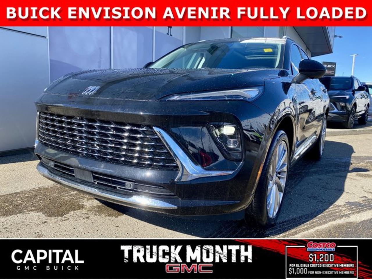 THIS 2026 Buick Envision Avenir AWD is the perfect SUV and comes loaded with options like MASSAGING SEAT, Heated and Cooled Seats, Heated Steering, Remote Start, 360 Camera, Rear Camera Mirror, Power Liftgate, Panoramic Sunroof, Heads-Up Display, Adaptive Cruise Control, Bose Stereo and so much more... CALL NOWAsk for the Internet Department for more information or book your test drive today! Text 825-445-0521 for fast answers at your fingertips!AMVIC Licensed Dealer - Licence Number B1044900Disclaimer: All prices are plus taxes and include all cash credits and loyalties. See dealer for details. AMVIC Licensed Dealer # B1044900