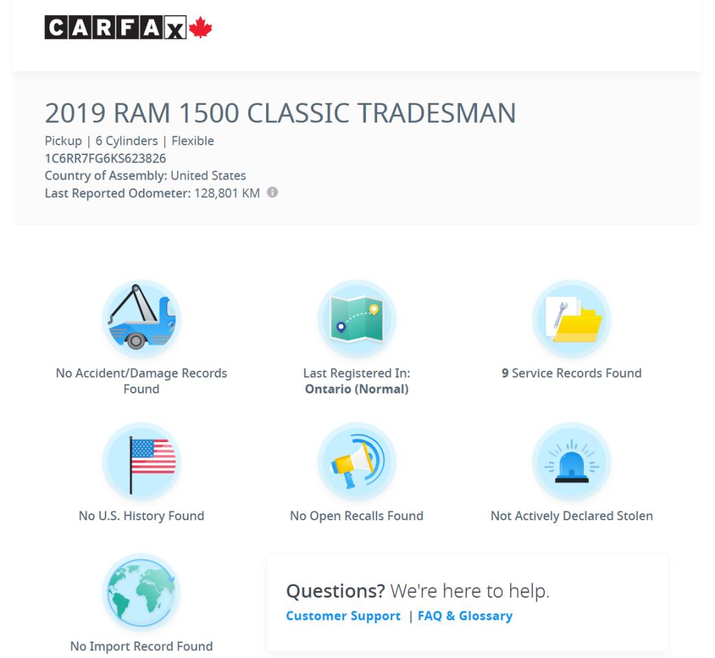 2019 RAM 1500 Classic Express 4x4 Quad 6'4" Box+New Tires+CLEAN CARFAX Photo