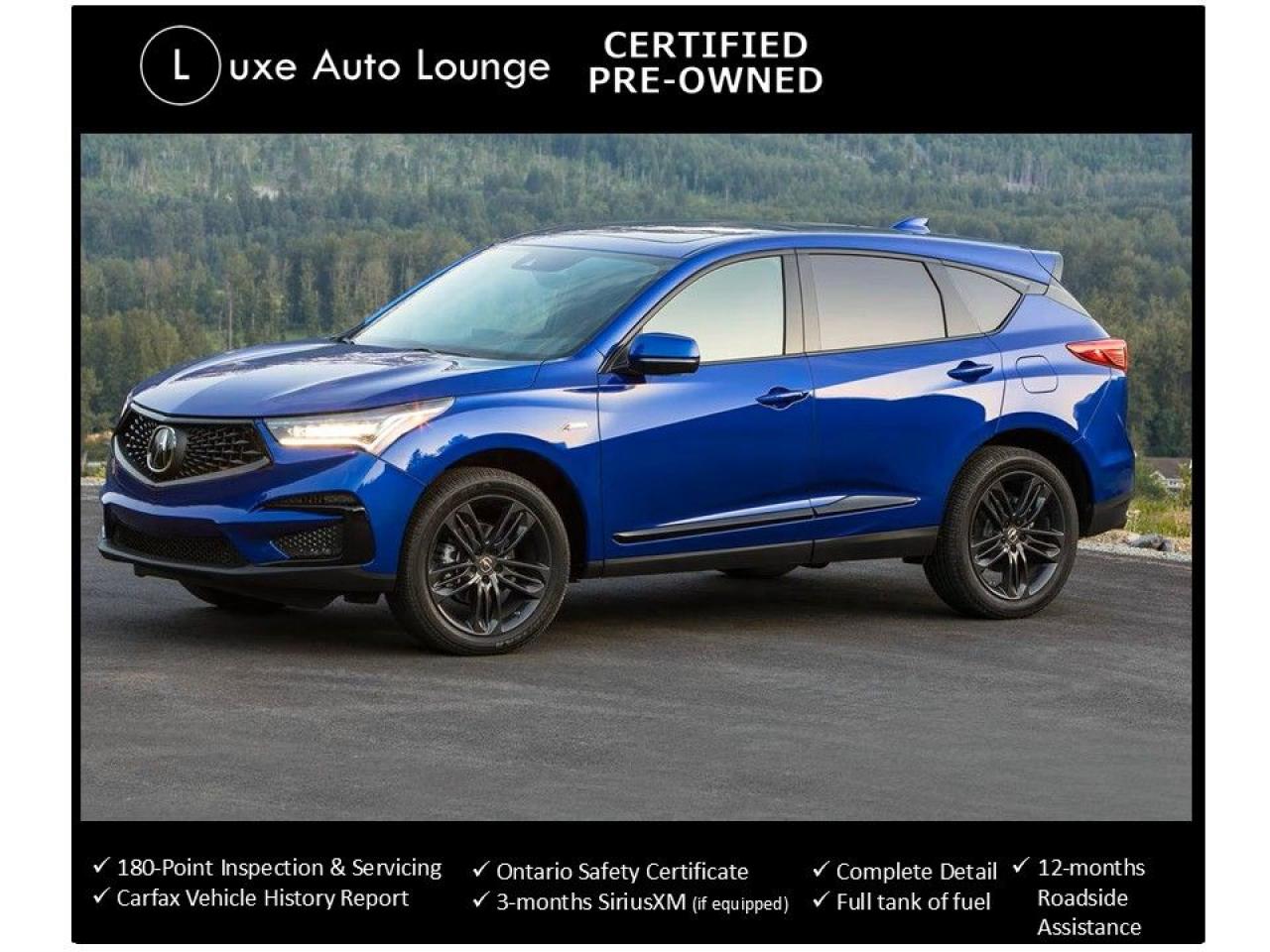 2020 Acura RDX A-Spec - LOW KM, SUNROOF, NAV, LEATHER/SUEDE INT!