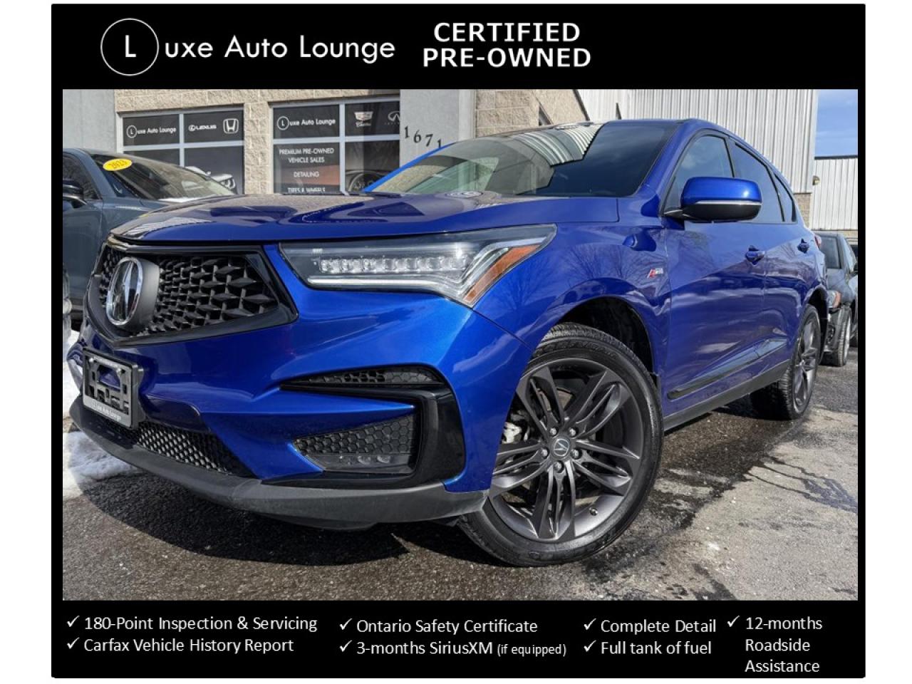 2020 Acura RDX A-Spec - LOW KM, SUNROOF, NAV, LEATHER/SUEDE INT! Photo