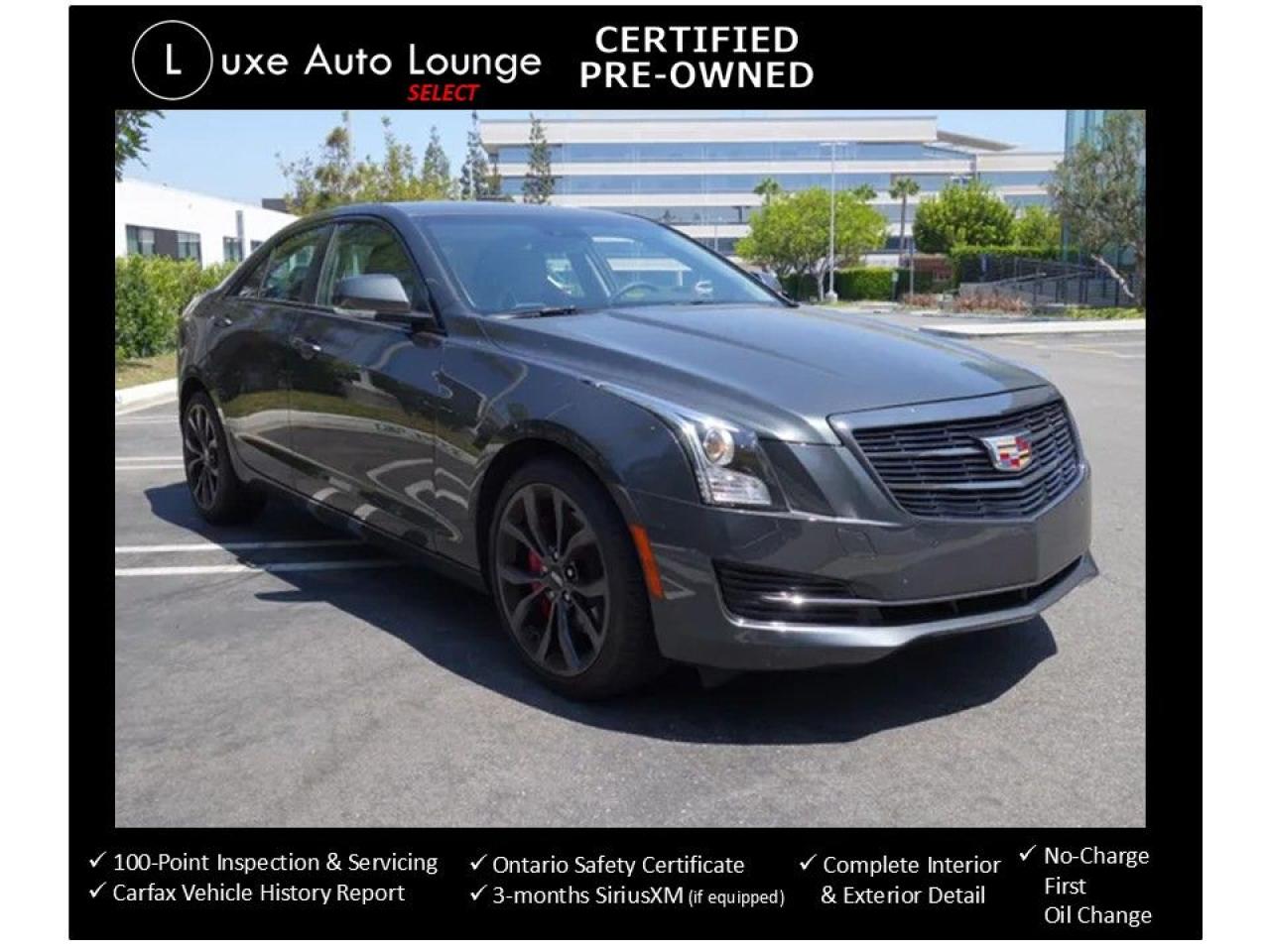 2017 Cadillac ATS Luxury AWD CARBON BLACK PKG, RECARO SEATS, LOADED!