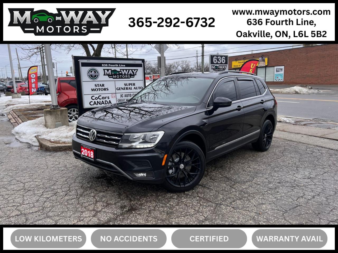 2018 Volkswagen Tiguan SEL 4MOTION NO ACCIDENTS 7SEATER BLINDSPOT CARPLAY - Photo #1