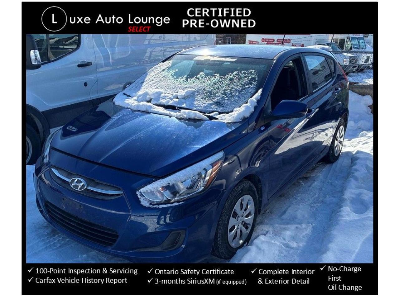 2016 Hyundai Accent GL - ONLY 30,000KM!! HATCHBACK, AUTO, HEATED SEATS