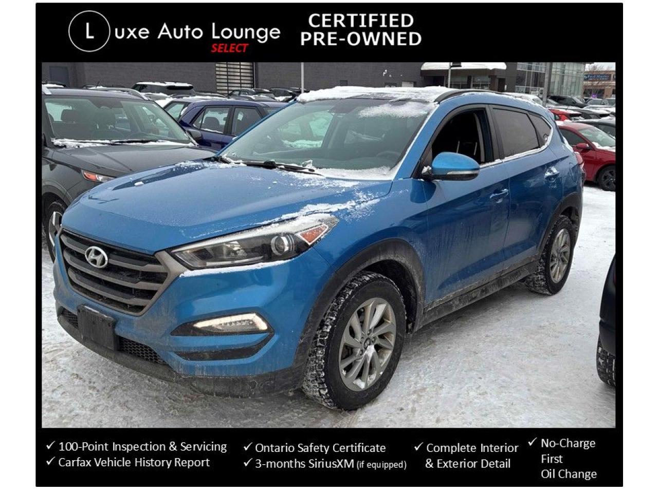 2016 Hyundai Tucson Luxury AWD, LEATHER, SUNROOF, HEATED SEATS & WHEEL
