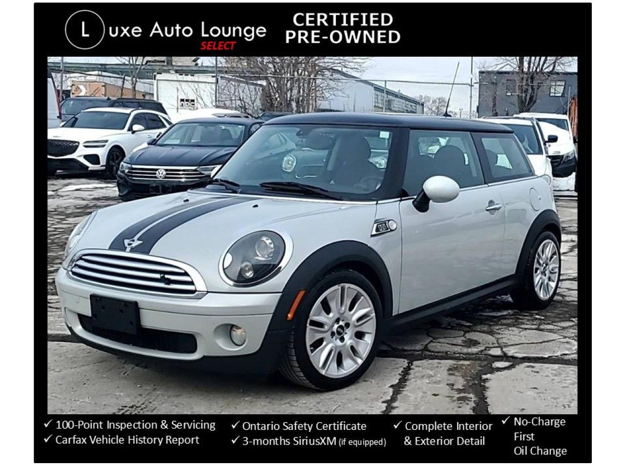 2010 MINI Cooper Camden Edition-6SPD, SUNROOF, HEATED SEATS, CLEAN!