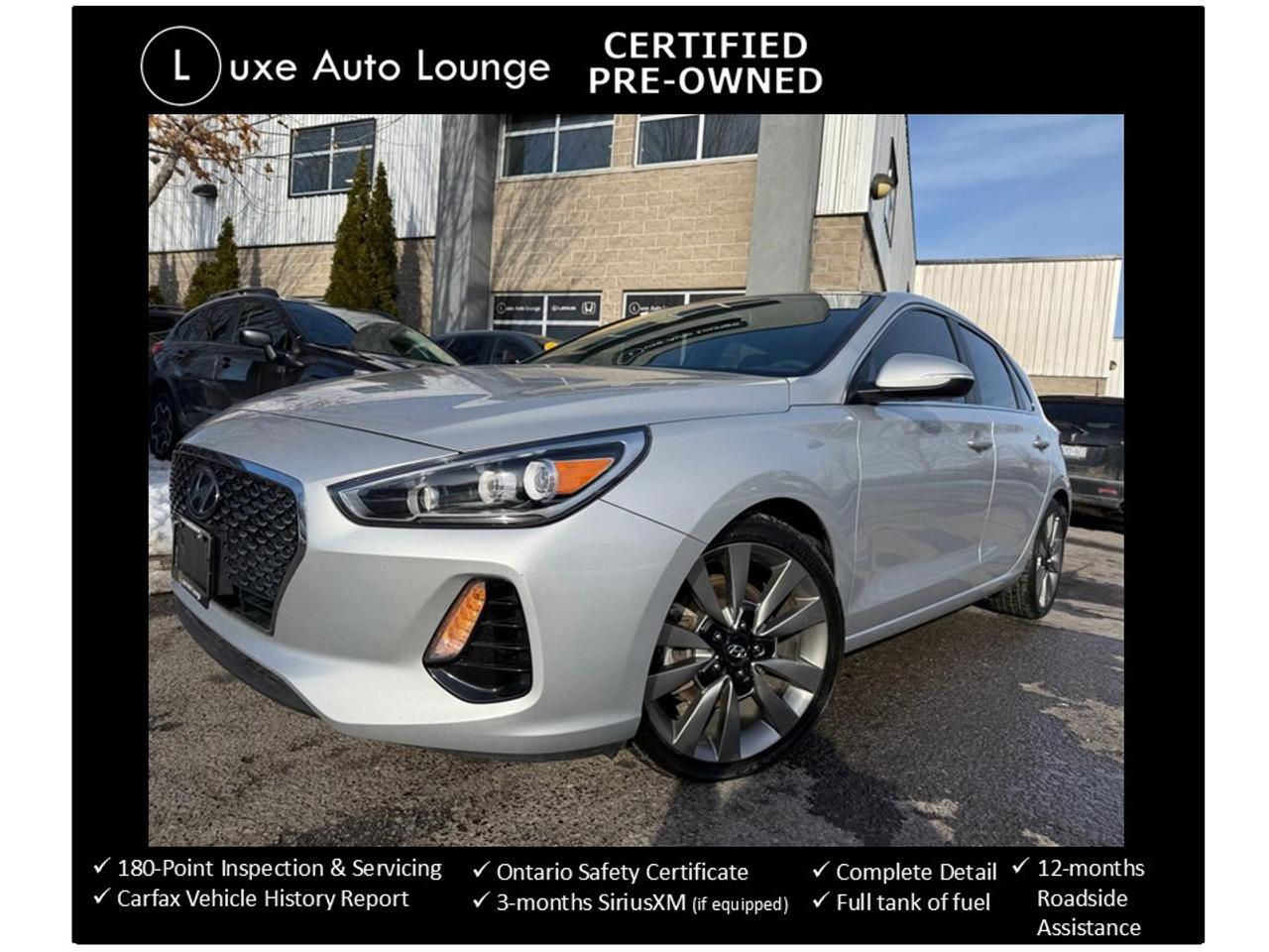 2018 Hyundai Elantra GT Sport Ultimate GT, HEATED/COOLED SEATS, LEATHER!!