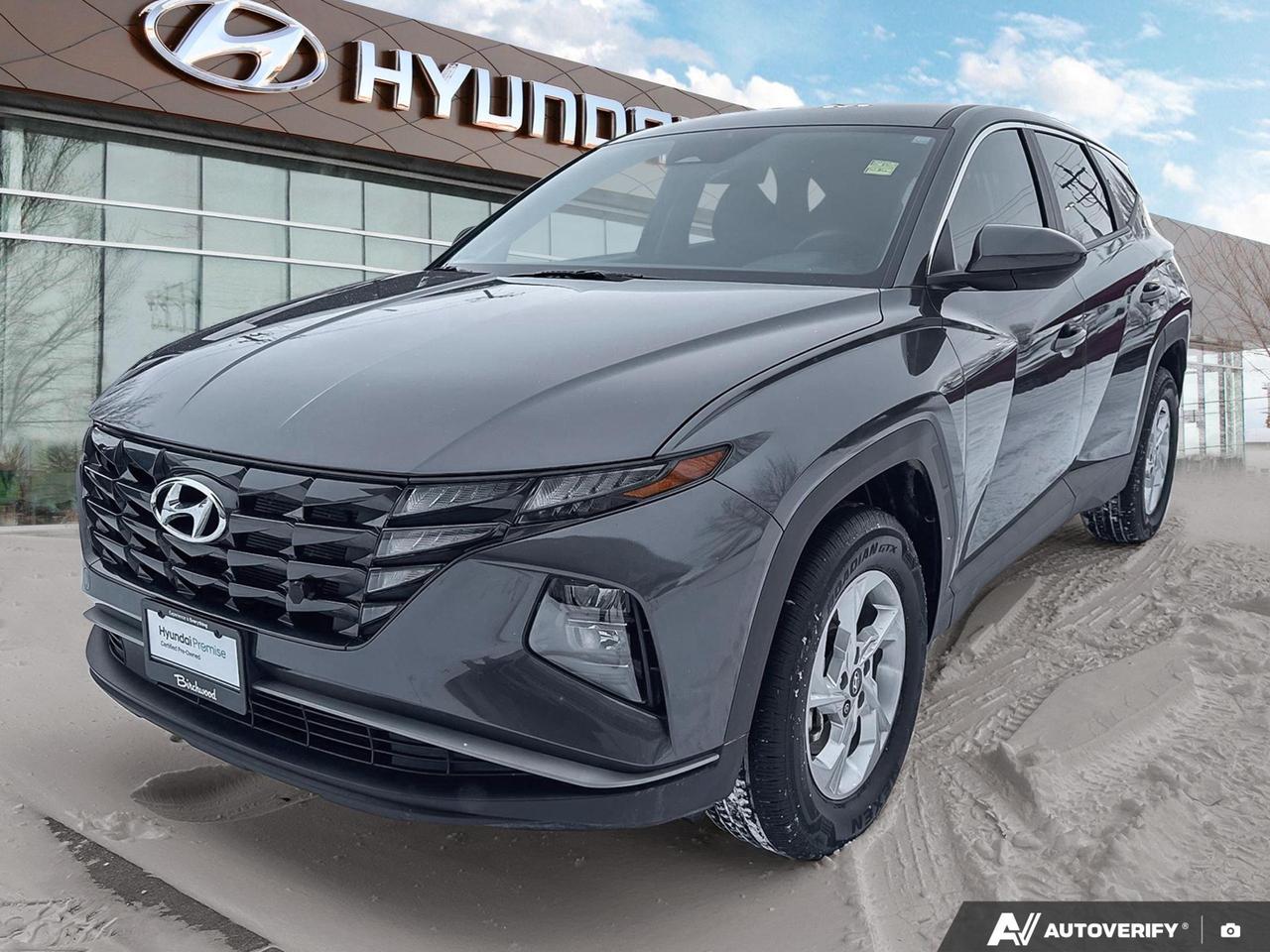 Manitobas #1 Hyundai Dealer! Come and See Why! 

We believe the first step to a great customer experience is transparent pricing and payments. Also, with complete online and in-store experience, we allow you to shop the way you want! 

Thank you for viewing our inventory online, we would love the opportunity to provide you with more information, photos, or a customized video! Please just ask!
Experience the perfect blend of style, comfort, and efficiency with this 2023 Hyundai Tucson Essential AWD. With only 40,250 km on the odometer, this certified pre-owned SUV offers exceptional value for the discerning driver.

Key Features:
- All-Wheel Drive for enhanced traction and stability
- Efficient 2.5L 4-cylinder engine with 8-speed automatic transmission
- Wireless Android Auto and Apple CarPlay integration
- Heated front seats and steering wheel for cold weather comfort
- Advanced safety features including Lane Keeping Assist and Blind-Spot Collision Avoidance
- Proximity key with push-button start and remote engine start
- Adaptive cruise control for stress-free highway driving

At Birchwood Hyundai, were committed to providing you with a seamless car-buying experience. Whether you prefer to shop online or visit us in person, were here to assist you every step of the way. Ready to take the next step? Schedule a test drive, start your purchase process online, or contact us with any questions. Discover why were Manitobas #1 Hyundai dealer today!
All Used Vehicles at Birchwood Hyundai include: 

*Full Multi-point Inspection 
*Free CARFAX vehicle report 
*Full tank of gas 
*Detailed cleaning 

Want a better look at a part or feature of this vehicle? Contact us and we can provide you a personalized video to show you in detail!

Experience WAH at Birchwood Hyundai on McPhillips today and see why everyone is heading North to buy their new Hyundai!

Dealer permit #4423
Dealer permit #4423