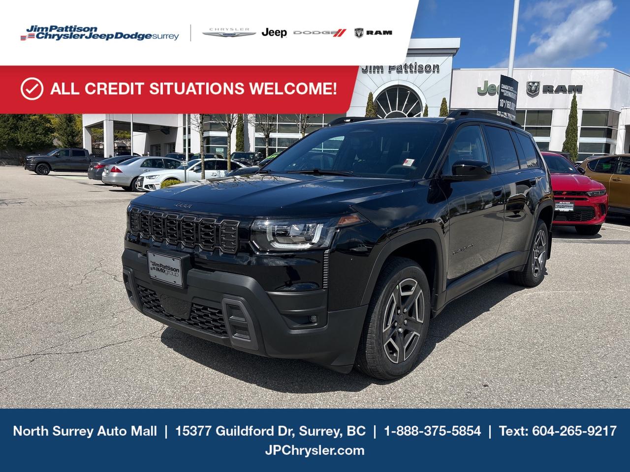 Jim Pattison Chrysler Jeep Dodge is ready to help you find your perfect vehicle. Our team of highly-experienced pros will provide you with the highest level of customer care and we are proud to offer online shopping from the comfort of your home with the new Pick, Price, Purchase Program. Browse our inventory online, create a personal account to track the vehicles youre interested in and the payment options that work best for you. Simple as that! And we will be here to answer all your questions. Visit our website, send us an email or give us a call today and let us get to work for you! Price includes freight & PDI, documentation fee ($899), A/C levy ($100), tire levy (up to $32.50), and VSA Transaction Levy ($10). Finance/lease placement fee ($599) if applicable, GST and PST are additional. Dealer-installed accessories are included, if applicable. Rebates applied after taxes. D#30394
