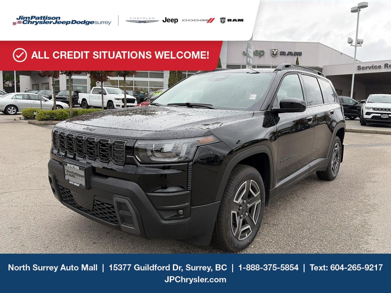 Jim Pattison Chrysler Jeep Dodge is ready to help you find your perfect vehicle. Our team of highly-experienced pros will provide you with the highest level of customer care and we are proud to offer online shopping from the comfort of your home with the new Pick, Price, Purchase Program. Browse our inventory online, create a personal account to track the vehicles you&rsquo;re interested in and the payment options that work best for you. Simple as that! And we will be here to answer all your questions. Visit our website, send us an email or give us a call today and let us get to work for you! -	Price includes freight & PDI, documentation fee ($895), dealer preparation fee ($495), A/C levy ($100), tire levy (up to $32.50), and VSA transaction levy ($10). Finance/lease placement fee ($595) if applicable, GST and PST are additional. Dealer-installed accessories are included, if applicable. Rebates applied after taxes. Rebates applied after taxes. D#30394