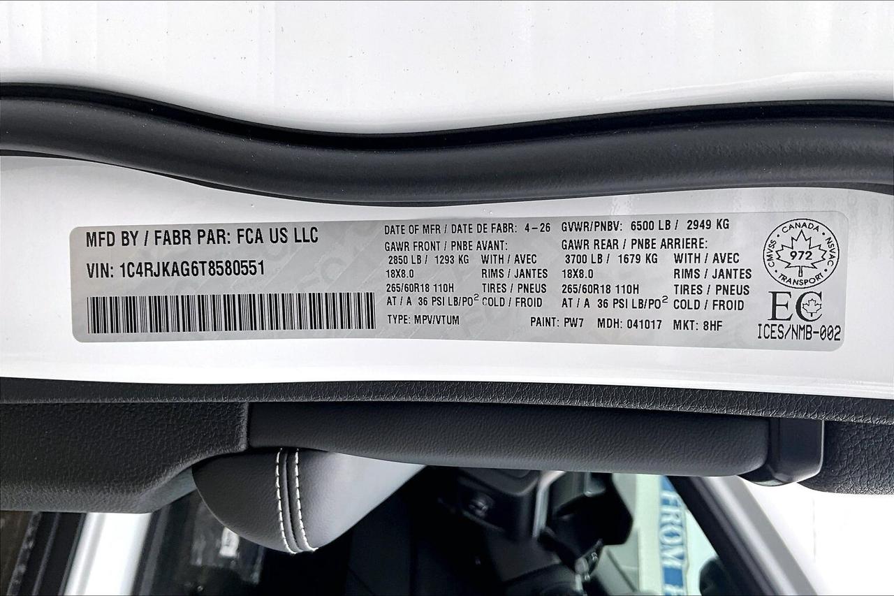 2026 Jeep Grand Cherokee L LAREDO X | Sunroof | Remote Start | Power Liftgate Photo