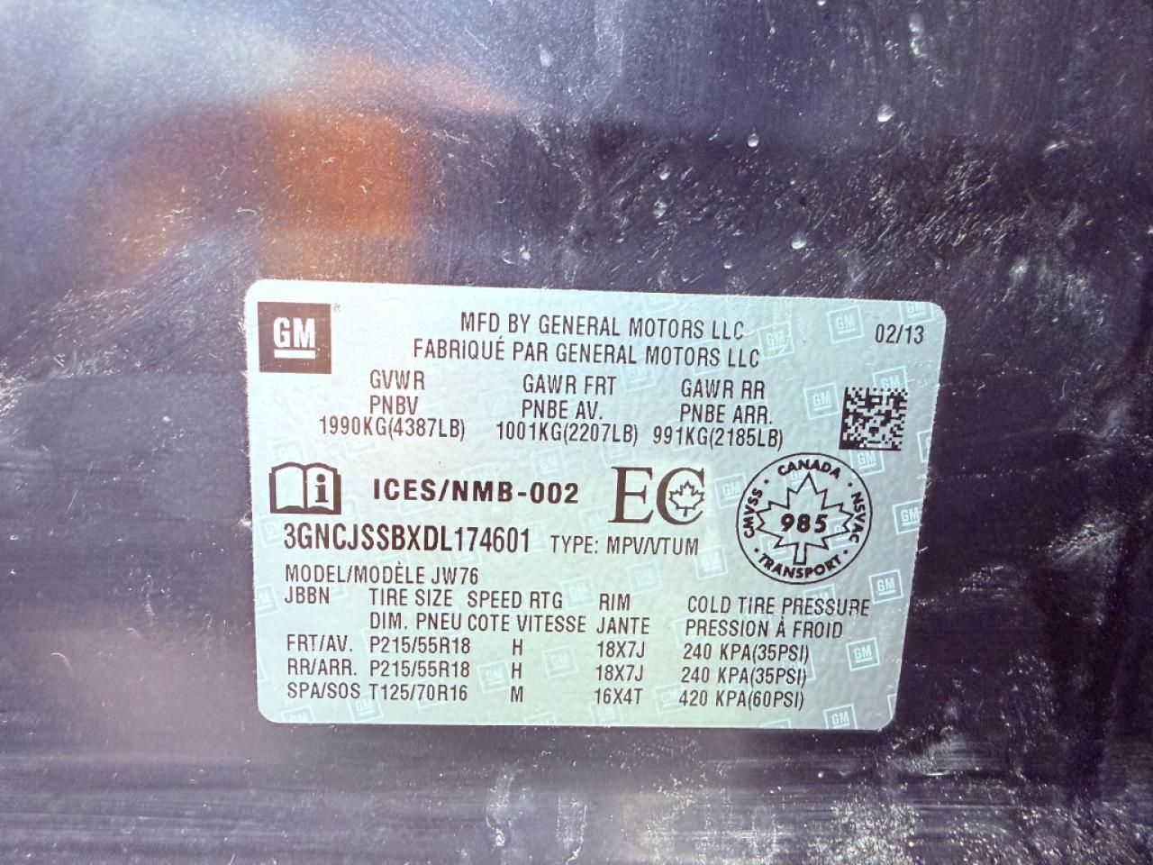 2013 Chevrolet Trax All-wheel Drive 4dr LTZ Photo