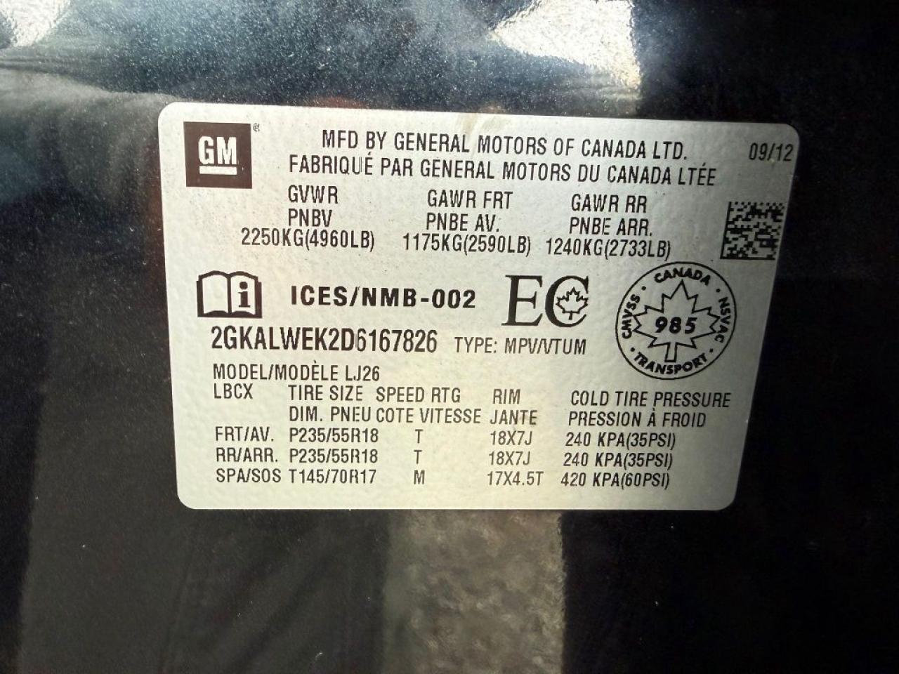 2013 GMC Terrain SLT-2 Front-wheel Drive Sport Utility Automatic Photo