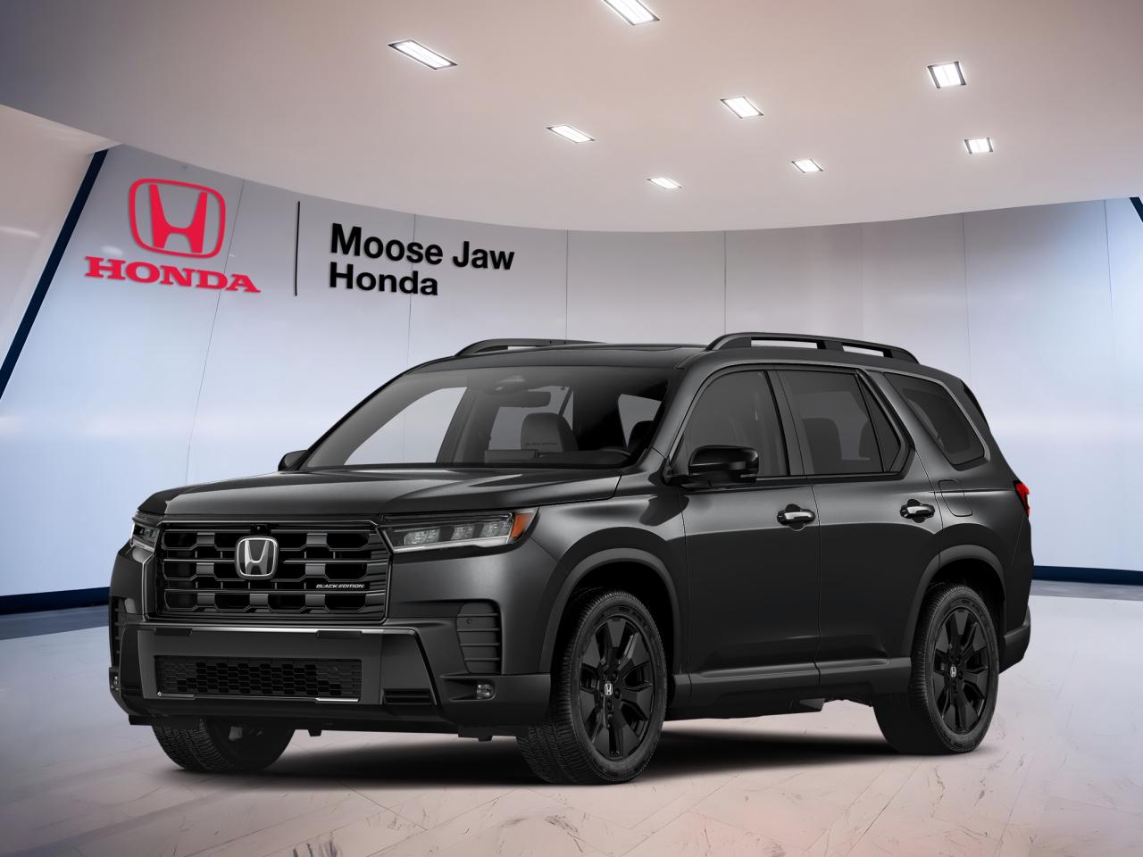 Meet the brand new 2026 Honda Pilot Black Edition, now at Moose Jaw Honda in Moose Jaw. Finished in Black with a Black interior, this SUV brings a confident look and a premium feel without being overdone. With a 3.5 L V6 24V DOHC engine featuring Dual Variable Valve Timing Control, its built for smooth power and everyday ease.

The 2026 Honda Pilot Black Edition is paired with a 10-speed automatic transmission with shift capability, giving you clean, steady gear changes in city traffic and on the highway. With all-wheel drive traction, translated from traction intégrale, its ready for changing Prairie weather and gravel roads outside town. If you want a new three-row SUV that feels secure and capable, this Pilot fits the job.

FEATURES OF THE Pilot Black Edition  
»» Black exterior with matching Black interior  
»» Black Edition trim for bold presence  
»» 3.5 L V6 with Dual VTC  
»» 10-speed automatic with shift capability  

ADVANCED SAFETY FEATURES  
»» All-wheel drive traction for confident control  
»» Stable handling feel in changing road conditions  
»» Strong V6 power for safe merging  
»» Smooth shifting helps maintain steady pace  

PERFORMANCE AND EFFICIENCY  
»» 3.5 L V6 delivers responsive acceleration  
»» Dual VTC helps balance power delivery  
»» 10-speed automatic supports relaxed cruising  
»» All-wheel drive adds year-round capability  

COMFORT AND CONVENIENCE  
»» SUV seating position for better visibility  
»» Easy daily driving with automatic transmission  
»» Practical layout suited to family routines  
»» Black-on-Black cabin looks clean, modern  

TECHNONOLGY AND CONNECTIVITY  
»» Clear driver information through modern instrument layout  
»» Shift capability adds driver control when needed  
»» Modern Honda design focuses on easy operation  
»» Built for simple, everyday usability  

CARGO SPACE  
»» SUV cargo area fits daily errands  
»» Room for gear, bags, and groceries  
»» Practical space for family weekend needs  
»» Versatile layout for changing cargo demands  

WHAT OTHER OWNERS LIKE  
»» Confident feel from all-wheel drive  
»» Smooth V6 power for passing  
»» Refined shifting from 10-speed automatic  
»» Blacked-out look with premium vibe  

This 2026 Honda Pilot Black Editions VIN is: 5FNYG1H97TB500542.<p> this SUV brings a confident look and a premium feel without being overdone. With a 3.5 L V6 24V DOHC engine featuring Dual Variable Valve Timing Control</p>
<p> its built for smooth power and everyday ease.

The 2026 Honda Pilot Black Edition is paired with a 10-speed automatic transmission with shift capability</p>
<p> its ready for changing Prairie weather and gravel roads outside town. If you want a new three-row SUV that feels secure and capable</p>
<p> this Pilot fits the job.

FEATURES OF THE Pilot Black Edition  
»» Black exterior with matching Black interior  
»» Black Edition trim for bold presence  
»» 3.5 L V6 with Dual VTC  
»» 10-speed automatic with shift capability  

ADVANCED SAFETY FEATURES  
»» All-wheel drive traction for confident control  
»» Stable handling feel in changing road conditions  
»» Strong V6 power for safe merging  
»» Smooth shifting helps maintain steady pace  

PERFORMANCE AND EFFICIENCY  
»» 3.5 L V6 delivers responsive acceleration  
»» Dual VTC helps balance power delivery  
»» 10-speed automatic supports relaxed cruising  
»» All-wheel drive adds year-round capability  

COMFORT AND CONVENIENCE  
»» SUV seating position for better visibility  
»» Easy daily driving with automatic transmission  
»» Practical layout suited to family routines  
»» Black-on-Black cabin looks clean</p>
<p> modern  

TECHNONOLGY AND CONNECTIVITY  
»» Clear driver information through modern instrument layout  
»» Shift capability adds driver control when needed  
»» Modern Honda design focuses on easy operation  
»» Built for simple</p>
<p> and groceries  
»» Practical space for family weekend needs  
»» Versatile layout for changing cargo demands  

WHAT OTHER OWNERS LIKE  
»» Confident feel from all-wheel drive  
»» Smooth V6 power for passing  
»» Refined shifting from 10-speed automatic  
»» Blacked-out look with premium vibe  

This 2026 Honda Pilot Black Editions VIN is: 5FNYG1H97TB500542.</p>