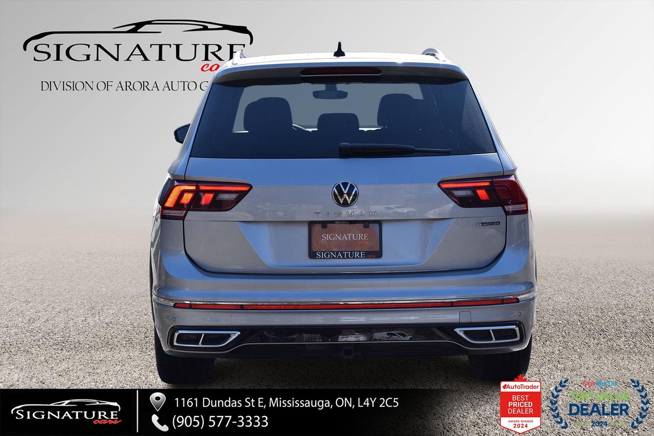 2022 Volkswagen Tiguan Highline R-Line No Accident Fender Panoroof Leathe Photo4