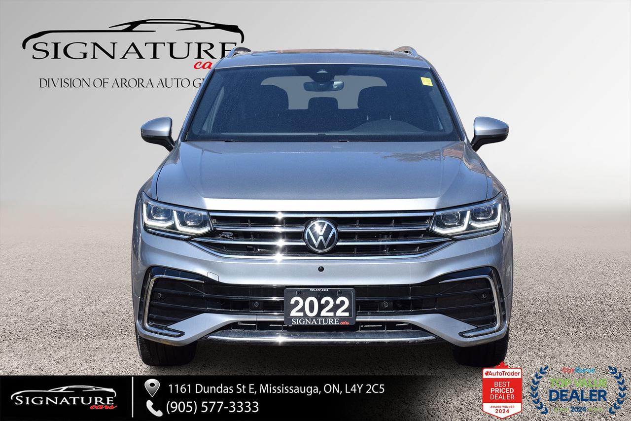 2022 Volkswagen Tiguan Highline R-Line No Accident Fender Panoroof Leathe Photo