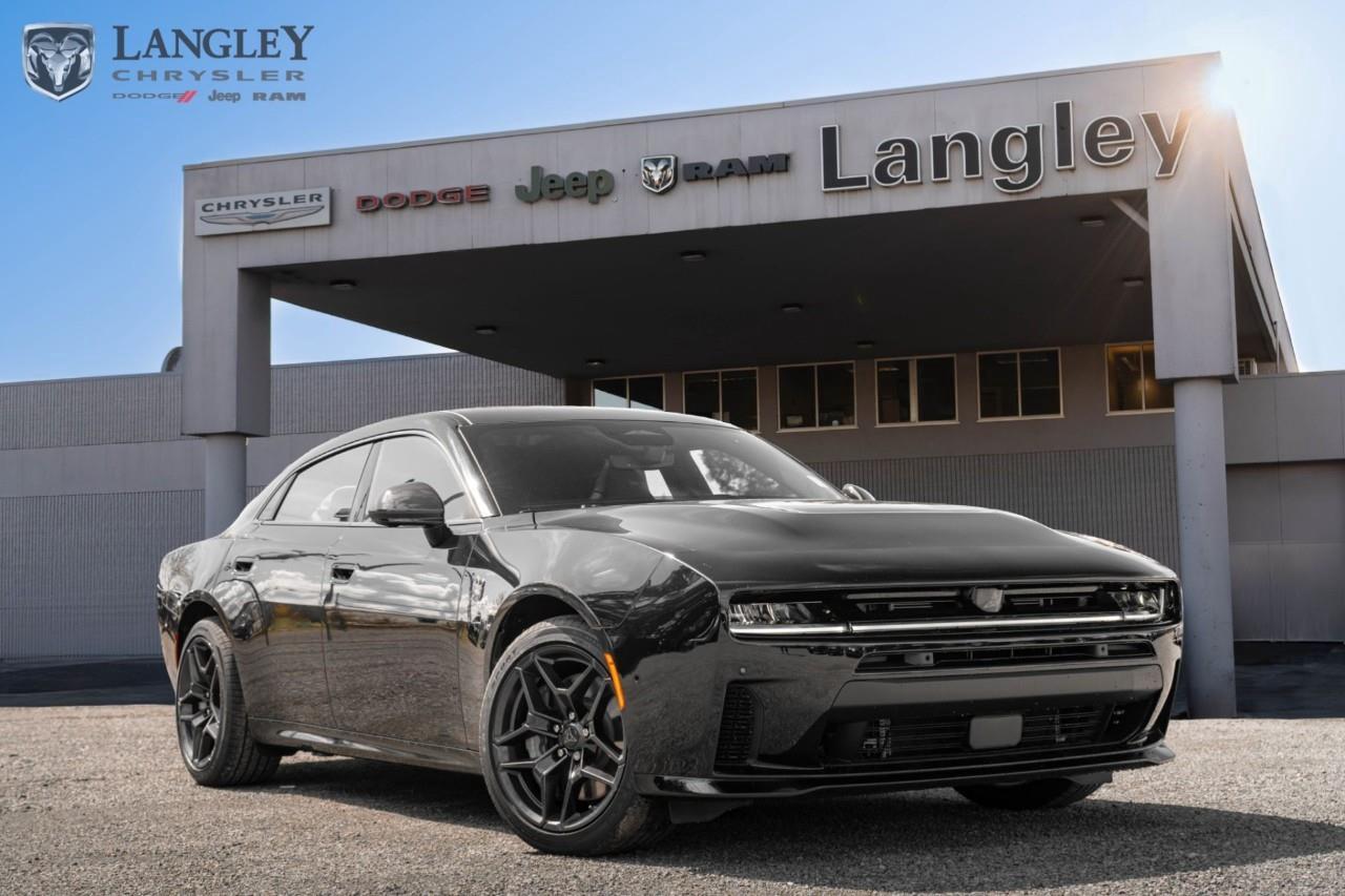 <p><strong>2026 Dodge Charger Scat Pack Plus 4-Door AWD</strong></p><p>The 2026 Dodge Charger Scat Pack Plus takes muscle car performance into the future with the High-Output Hurricane "Sixpack" engine, offering a versatile four-door liftback body style and standard AWD with an on-demand rear-wheel-drive burnout mode.</p><p></p><ul><li><p><strong>Engine</strong>: 3.0L Hurricane Twin-Turbo I-6 High-Output (550 hp, 531 lb-ft torque)</p><p></p></li><li><p><strong>Drivetrain</strong>: AWD with 8-speed automatic and selectable RWD-only "Line Lock" mode</p><p></p></li><li><p><strong>Efficiency</strong>: 14.5 L/100 km City / 10.0 L/100 km Highway</p><p></p></li><li><p><strong>Performance</strong>: 0100 km/h in approximately 4.1 seconds (3.9 seconds 060 mph)</p></li><li><p><strong>Technology</strong>: 12.3-inch Uconnect 5 touchscreen and 16-inch digital instrument cluster</p><p></p></li><li><p><strong>Key Features</strong>: Brembo six-piston performance brakes, Scat Pack Plus interior with Nappa leather/Suede seats, and 360° Surround View camera</p><p></p></li></ul><p>Come book a test drive at Langley Chrysler, conveniently located in Langley, British Columbia.</p>*All new vehicle purchases are plus the PDI accessory installs and any price increases provided by the manufacturer. For trucks the accessories will include wheel locks, spray-in liners, and mud flaps. For all other vehicles, wheel locks are standard, other equipment may apply. Confirm with the dealer.

<p>*All prices are net of all manufacturer incentives and/or rebates and are subject to change by the manufacturer without notice. All prices plus applicable taxes, applicable environmental recovery charges, documentation of $599 and full tank of fuel surcharge of $76 if a full tank is chosen.<br />Other items available that are not included in the above price:<br />Tire & Rim Protection and Key fob insurance starting from $599<br />Service contracts (extended warranties) for up to 7 years and 200,000 kms starting from $599<br />Custom vehicle accessory packages, mudflaps and deflectors, tire and rim packages, lift kits, exhaust kits and tonneau covers, canopies and much more that can be added to your payment at time of purchase<br />Undercoating, rust modules, and full protection packages starting from $199<br />Flexible life, disability and critical illness insurances to protect portions of or the entire length of vehicle loan?im?im<br />Financing Fee of $500 when applicable<br />Prices shown are determined using the largest available rebates and incentives and may not qualify for special APR finance offers. See dealer for details. This is a limited time offer.</p>